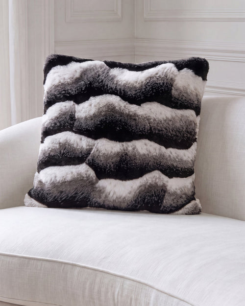 FUR-FREE CHINCHILLA (FAUX FUR) PILLOW