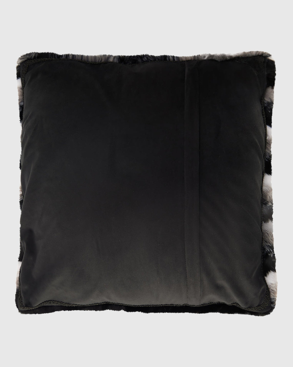 FUR-FREE CHINCHILLA (FAUX FUR) PILLOW - GRAY CHINCH