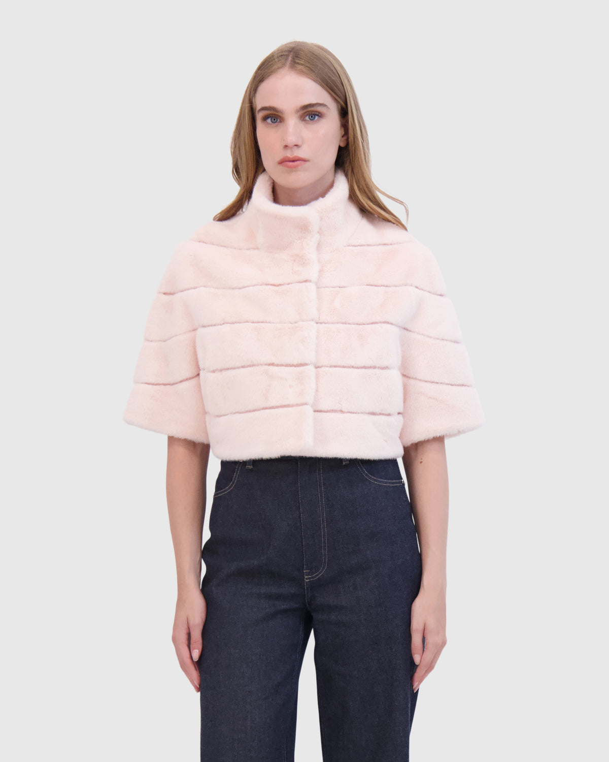 FUR-FREE MINK (FAUX FUR) BOLERO