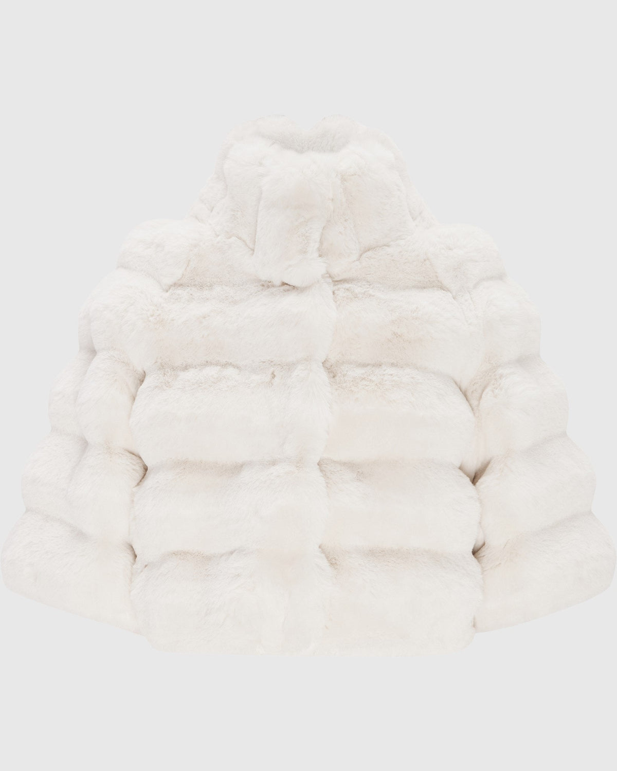 FUR-FREE CHINCHILLA (FAUX FUR) BOLERO - WHITE CHINCH