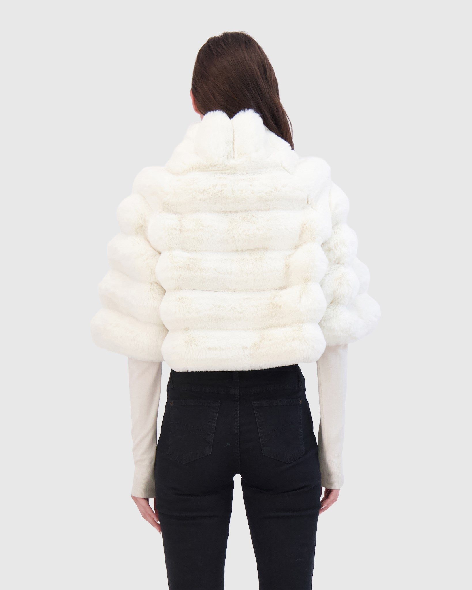 FUR-FREE CHINCHILLA (FAUX FUR) BOLERO