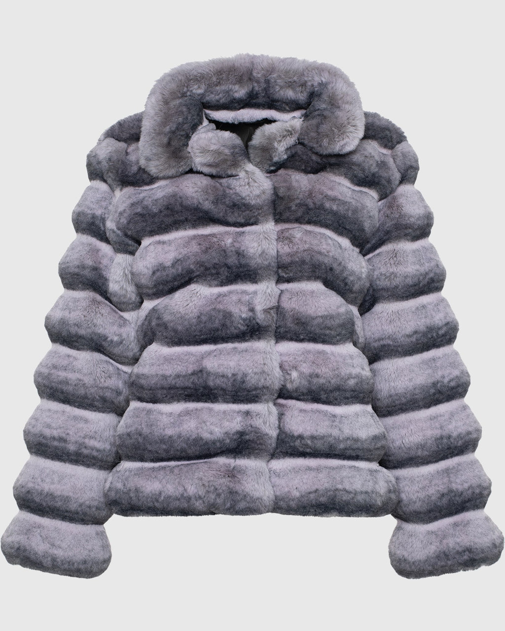 FUR-FREE CHINCHILLA (FAUX FUR) JACKET