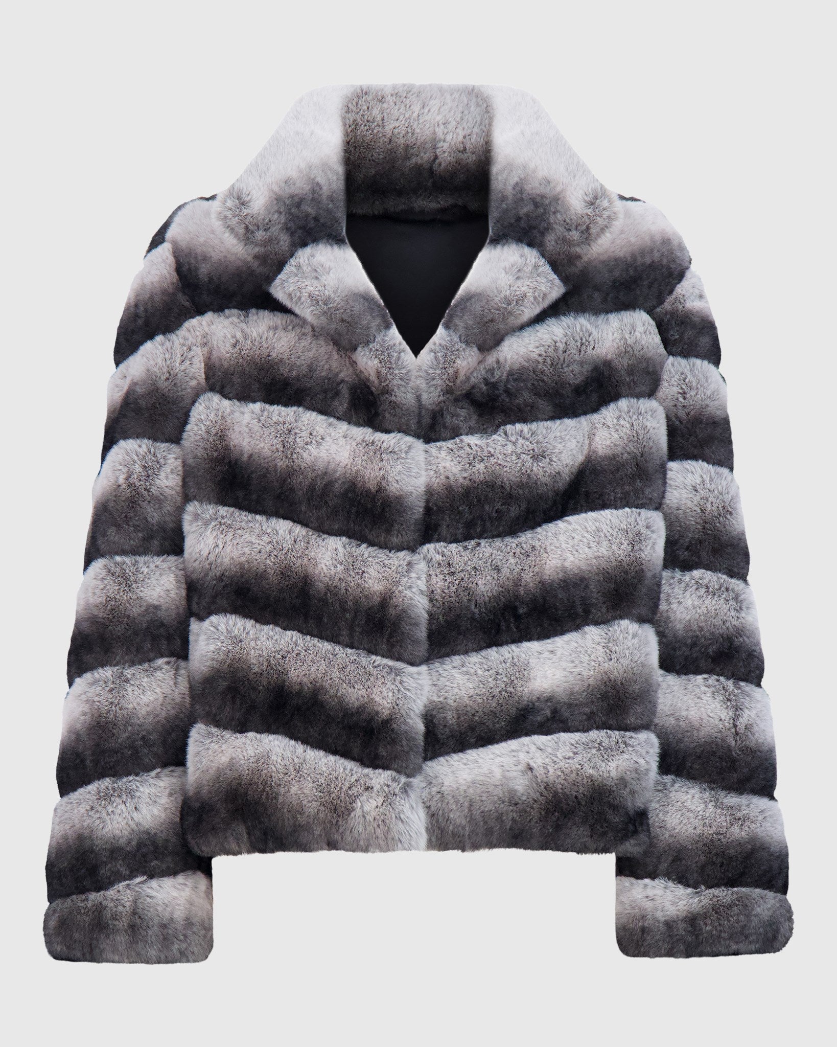 FUR-FREE CHINCHILLA (FAUX FUR) JACKET