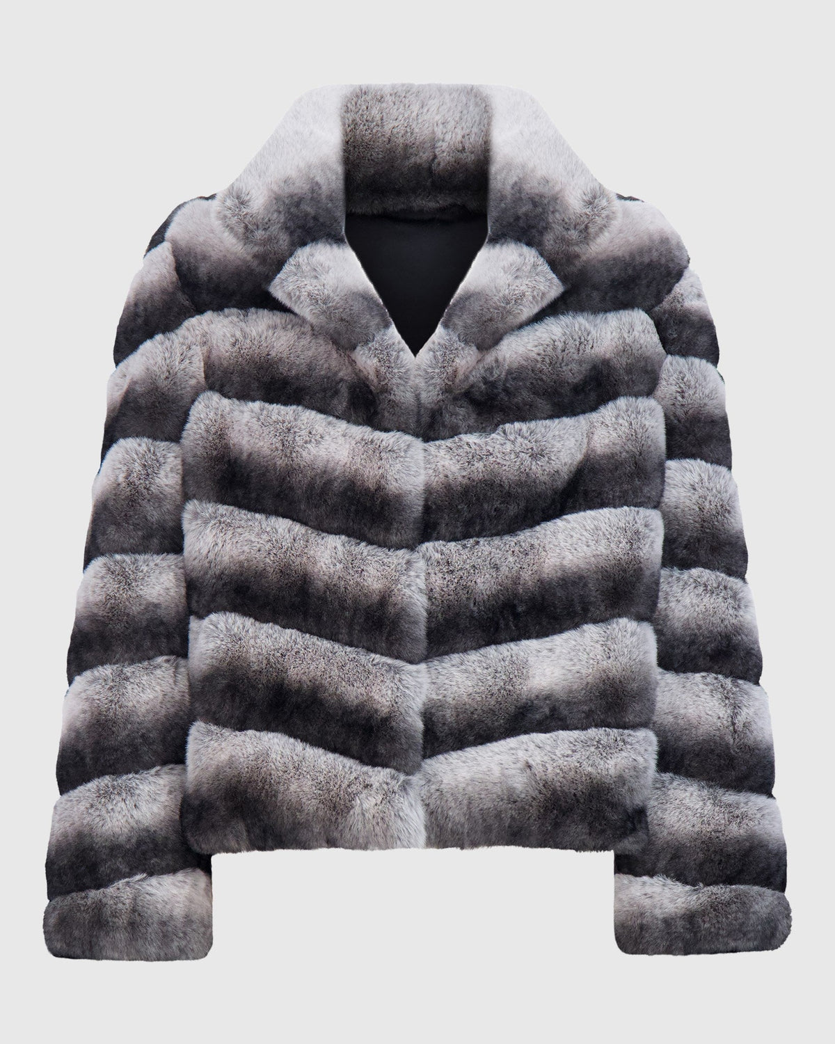 FUR-FREE CHINCHILLA (PL) JACKET - GRAY CHINCH