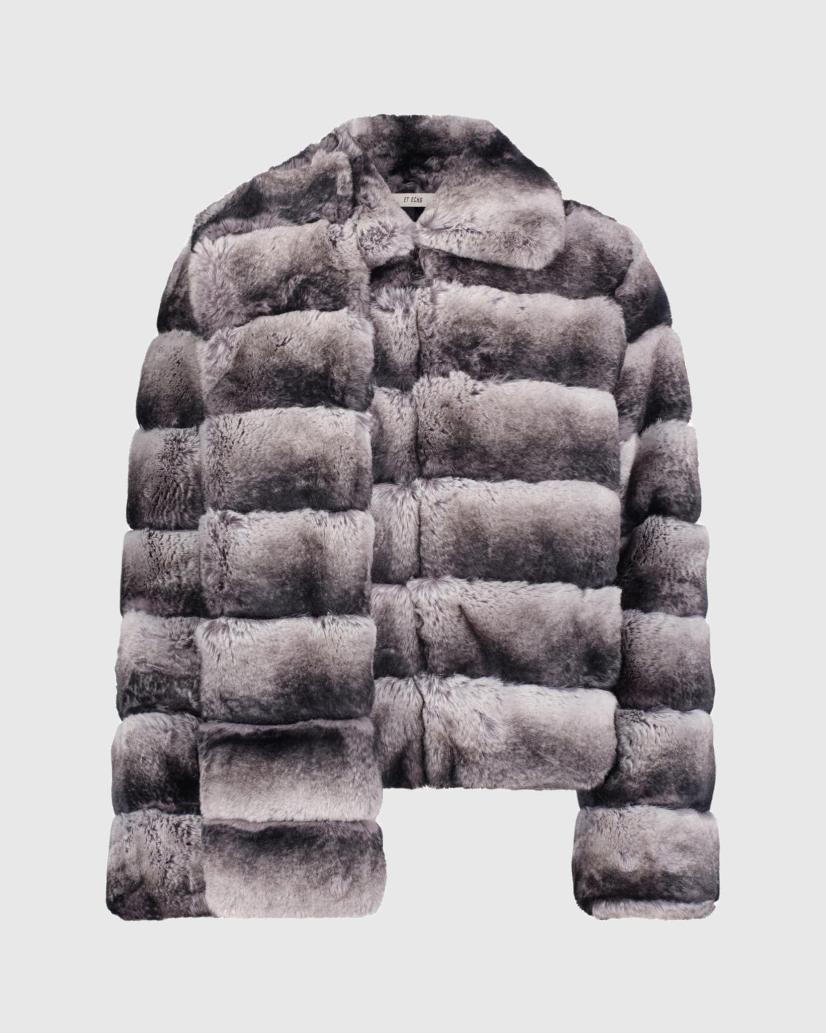 FUR-FREE CHINCHILLA (FAUX FUR) JACKET