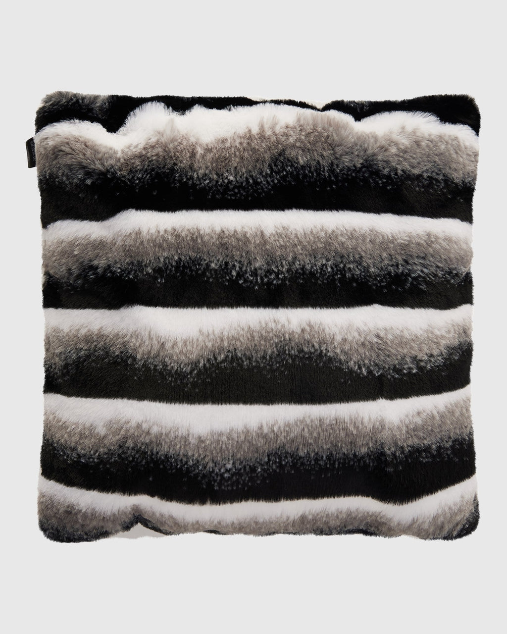 FUR-FREE CHINCHILLA (FAUX FUR) PILLOW - GRAY CHINCH
