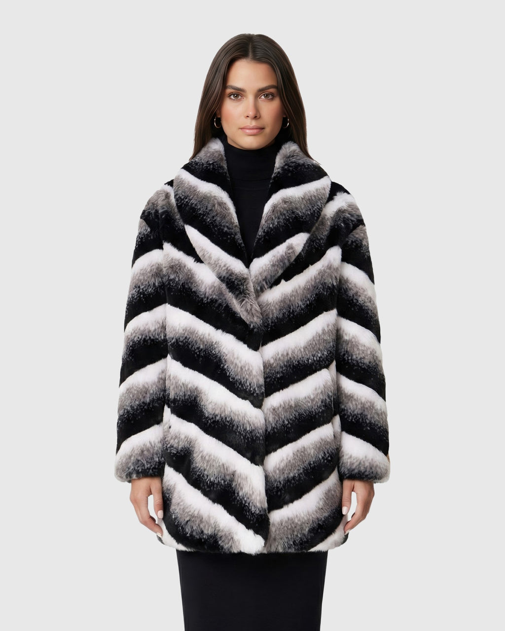 FUR-FREE CHINCHILLA (FAUX FUR) STROLLER