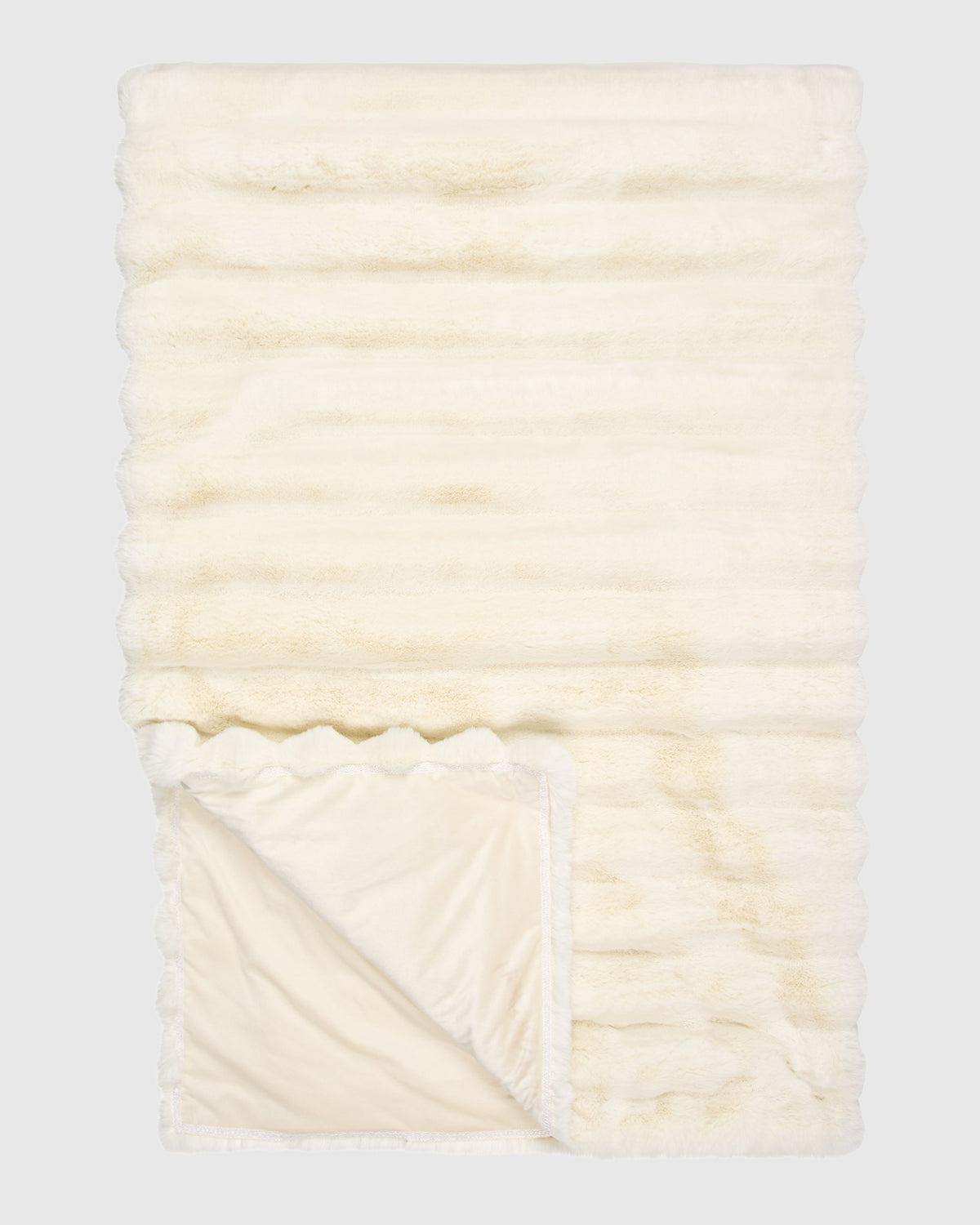 FUR-FREE CHINCHILLA (FAUX FUR) THROW