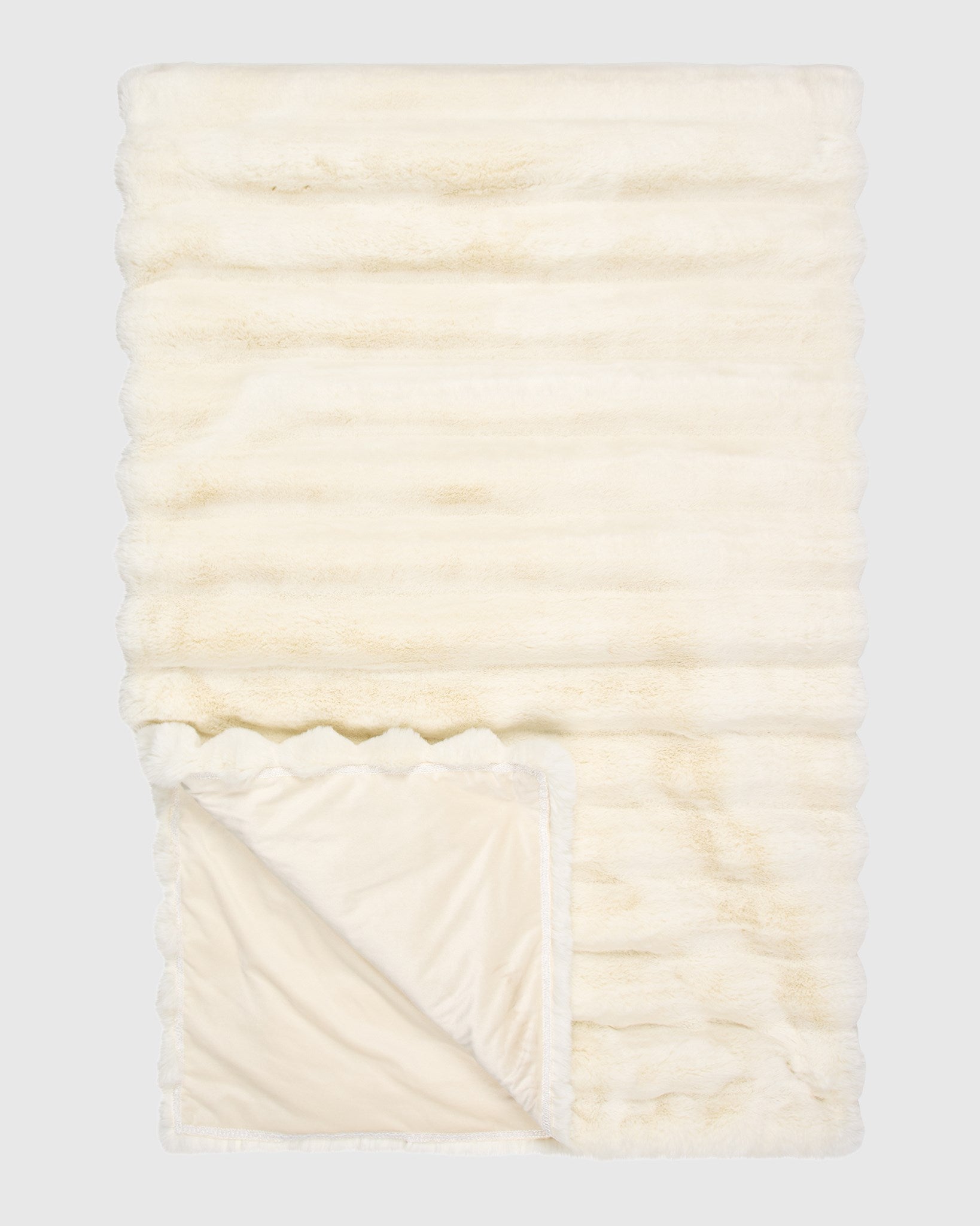 FUR-FREE CHINCHILLA (FAUX FUR) THROW
