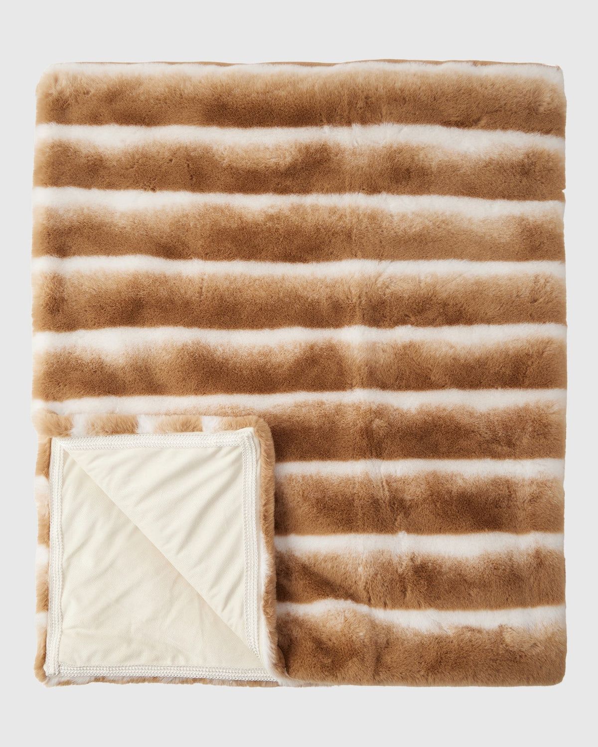 FUR-FREE CHINCHILLA (FAUX FUR) THROW