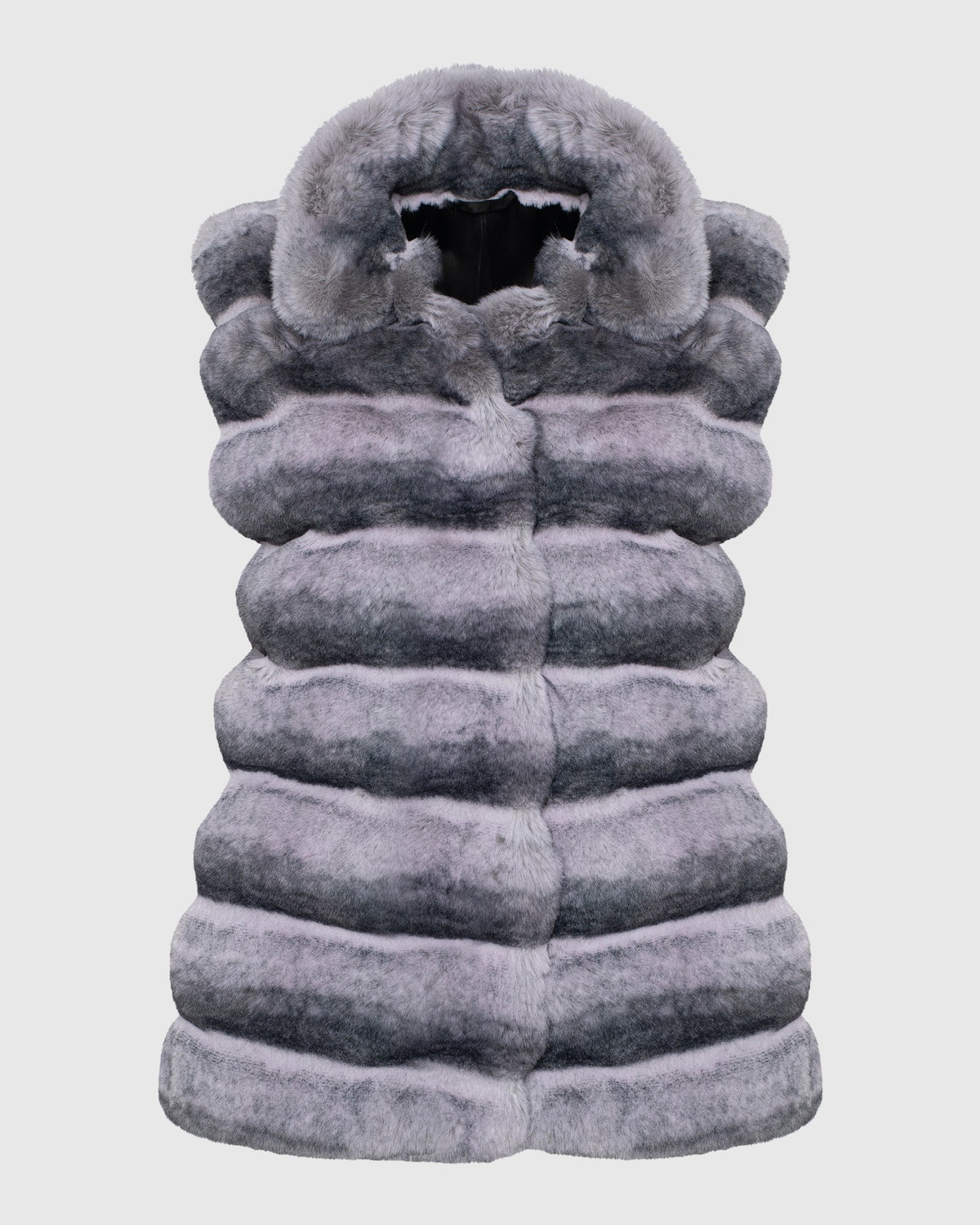 FUR-FREE CHINCHILLA (FAUX FUR) VEST