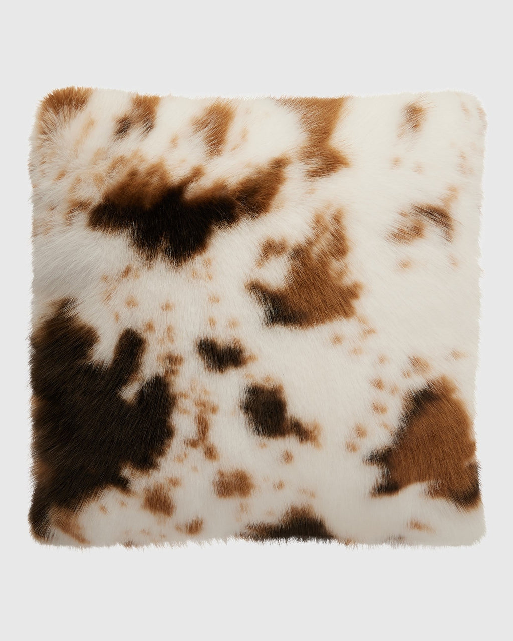 FUR-FREE COW PRINT (FAUX FUR) PILLOW - COW SPOT