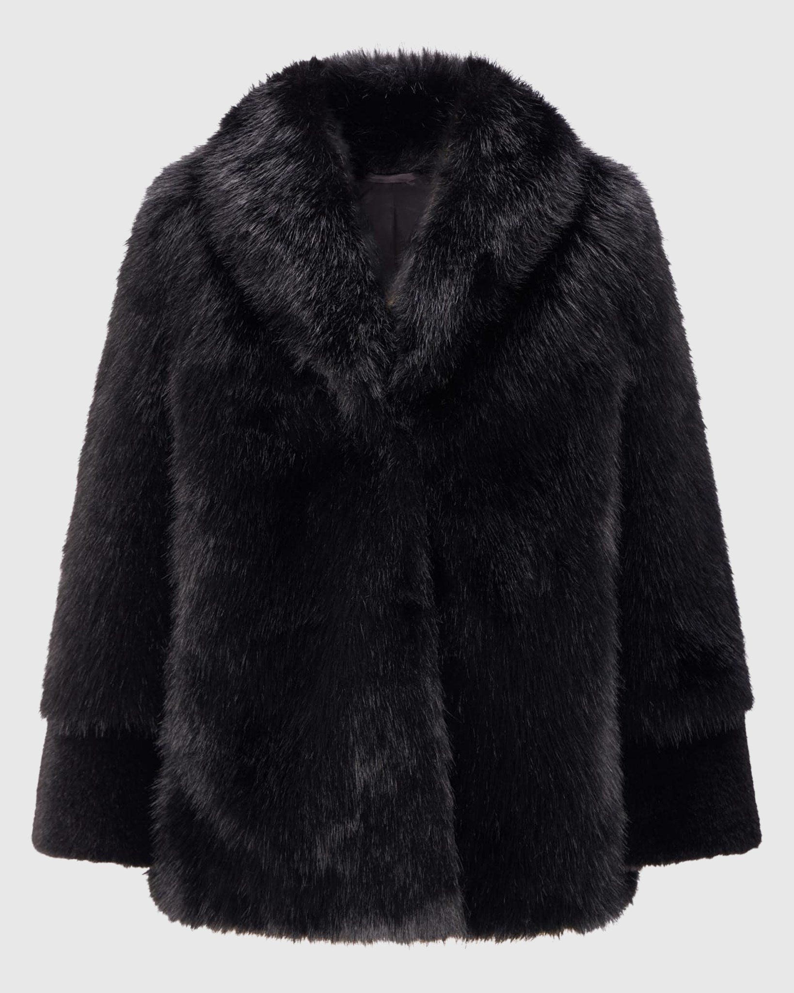 FUR-FREE FOX AND MINK (FAUX FUR) JACKET
