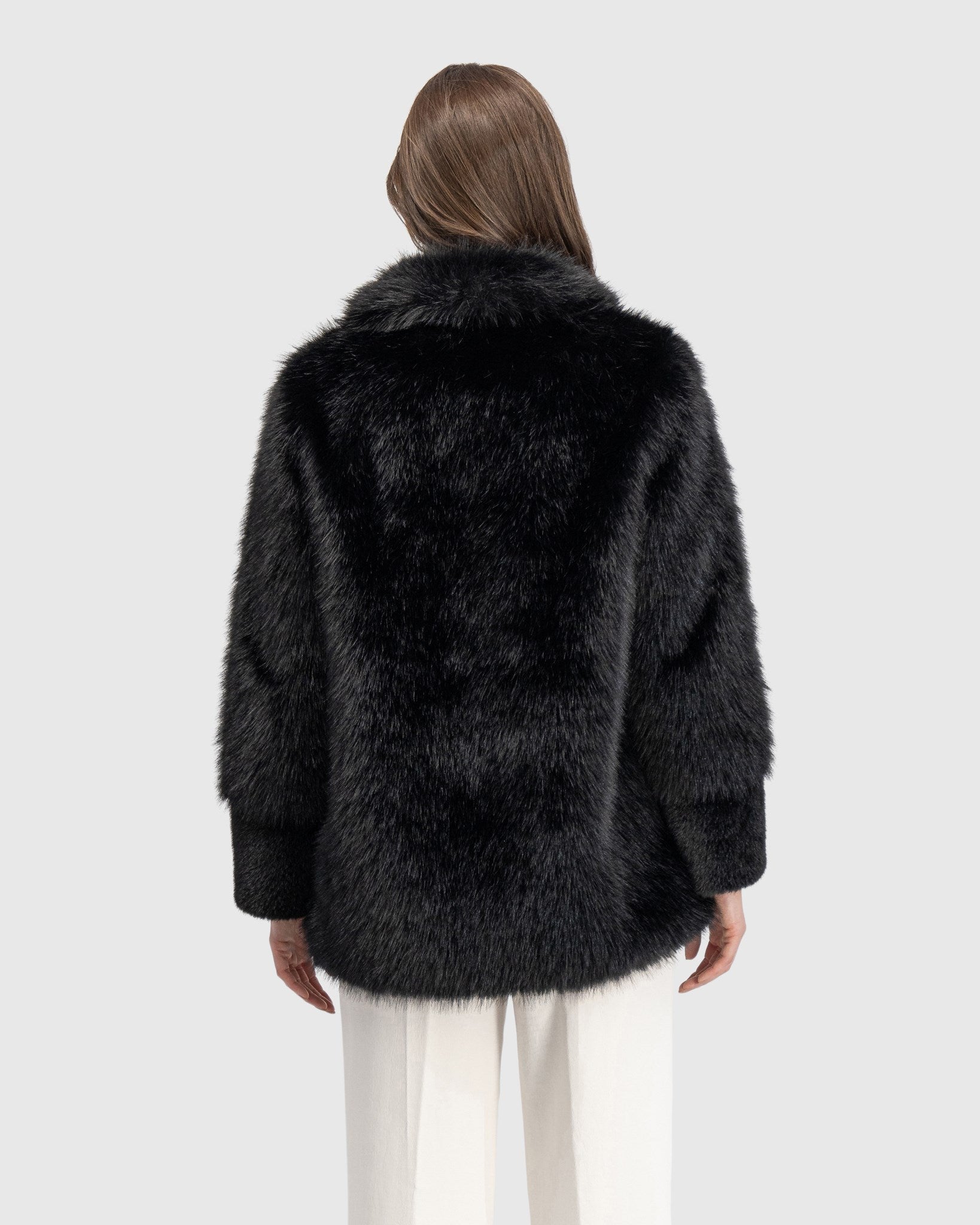 FUR-FREE FOX AND MINK (FAUX FUR) JACKET