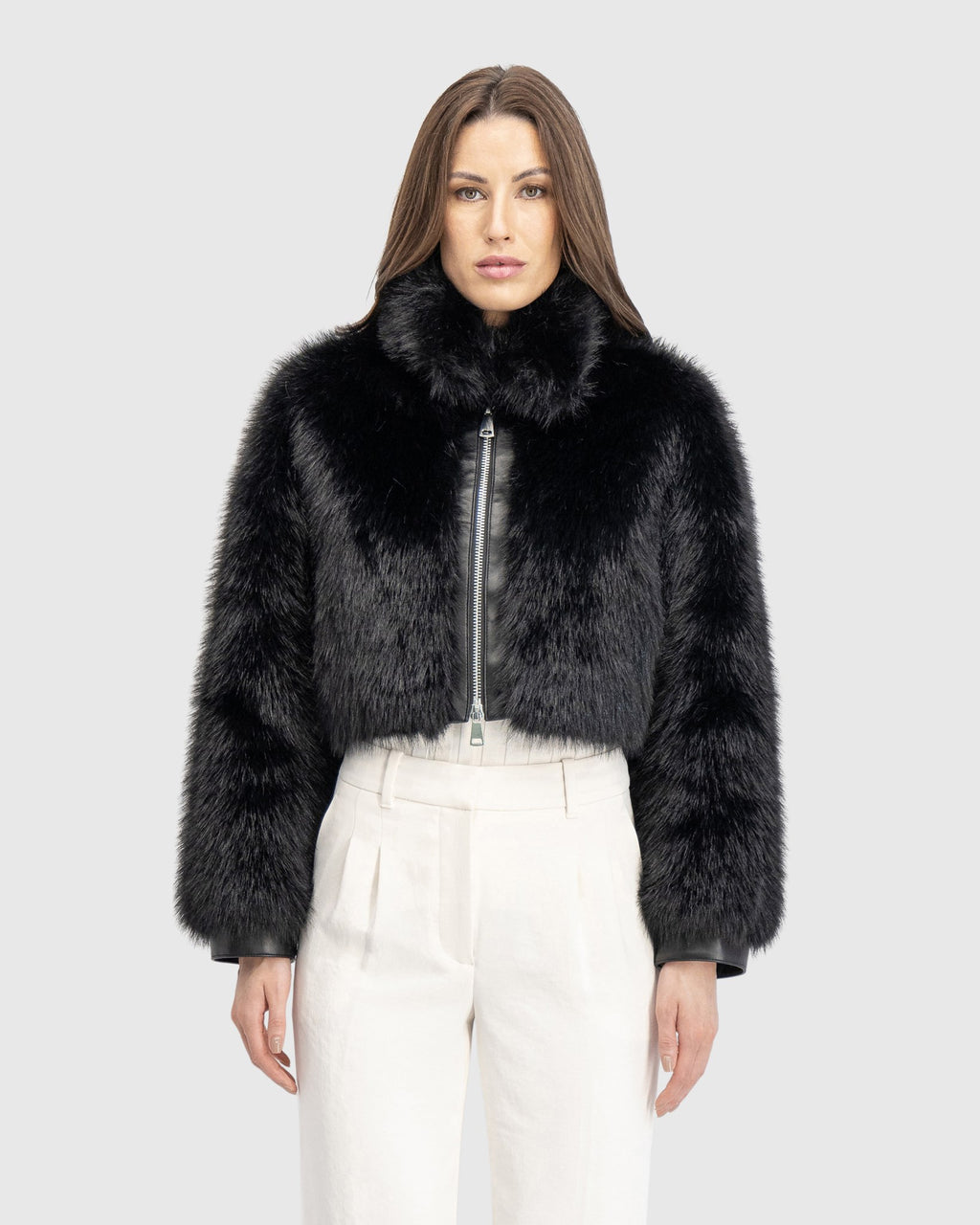 FUR FREE FOX BELLY JACKET