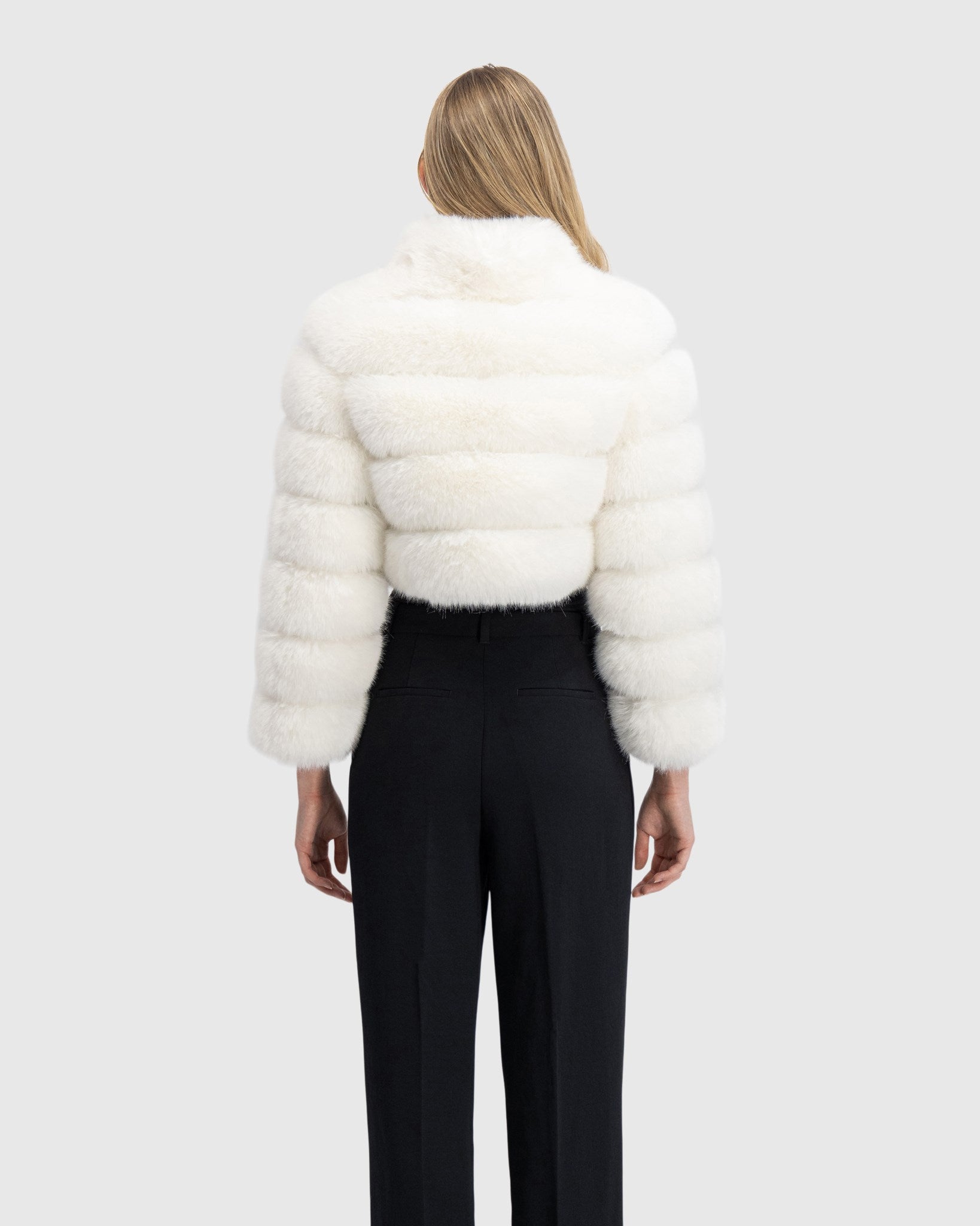 FUR-FREE FOX (FAUX FUR) BOLERO