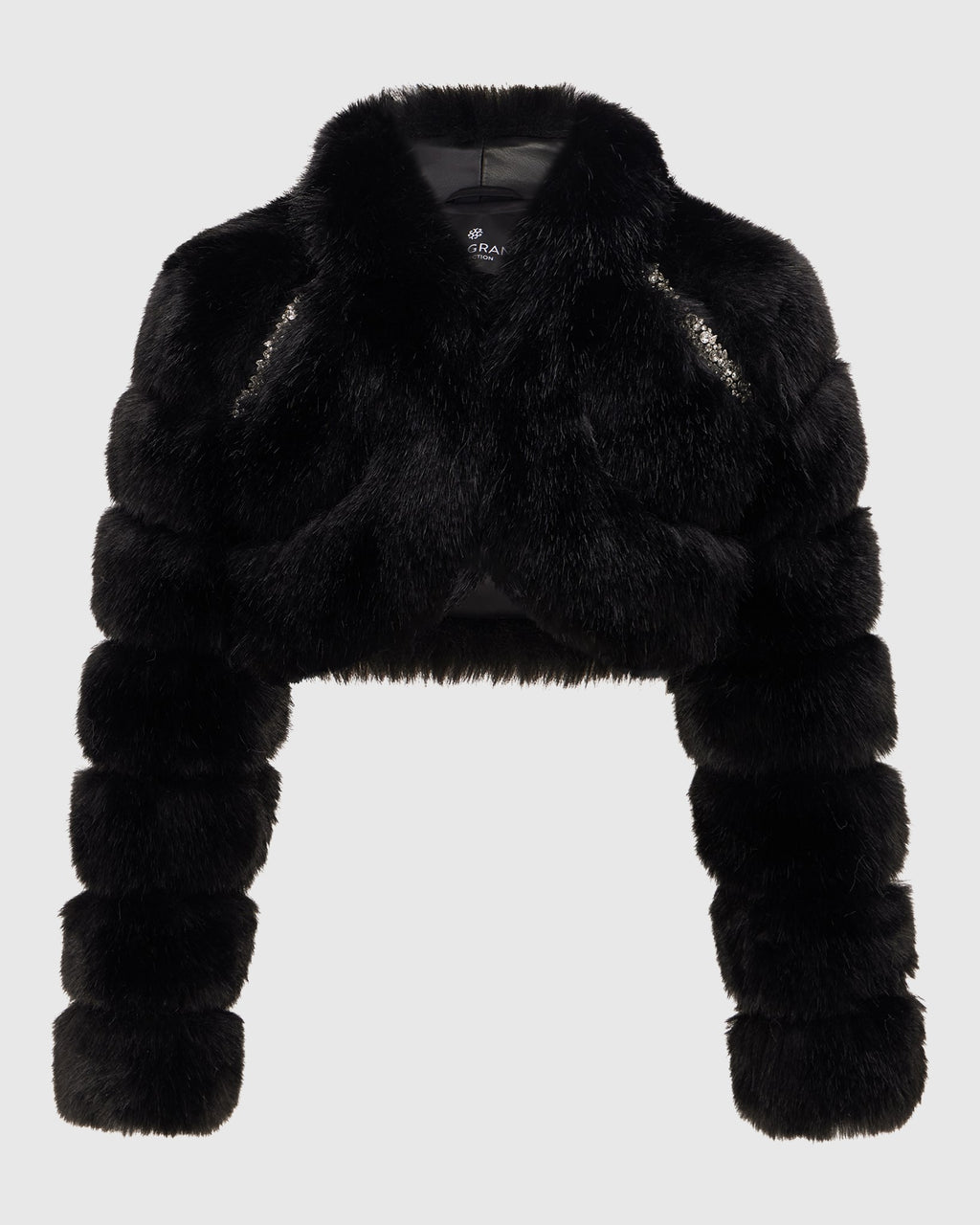 FUR-FREE FOX (FAUX FUR) SHORT JACKET