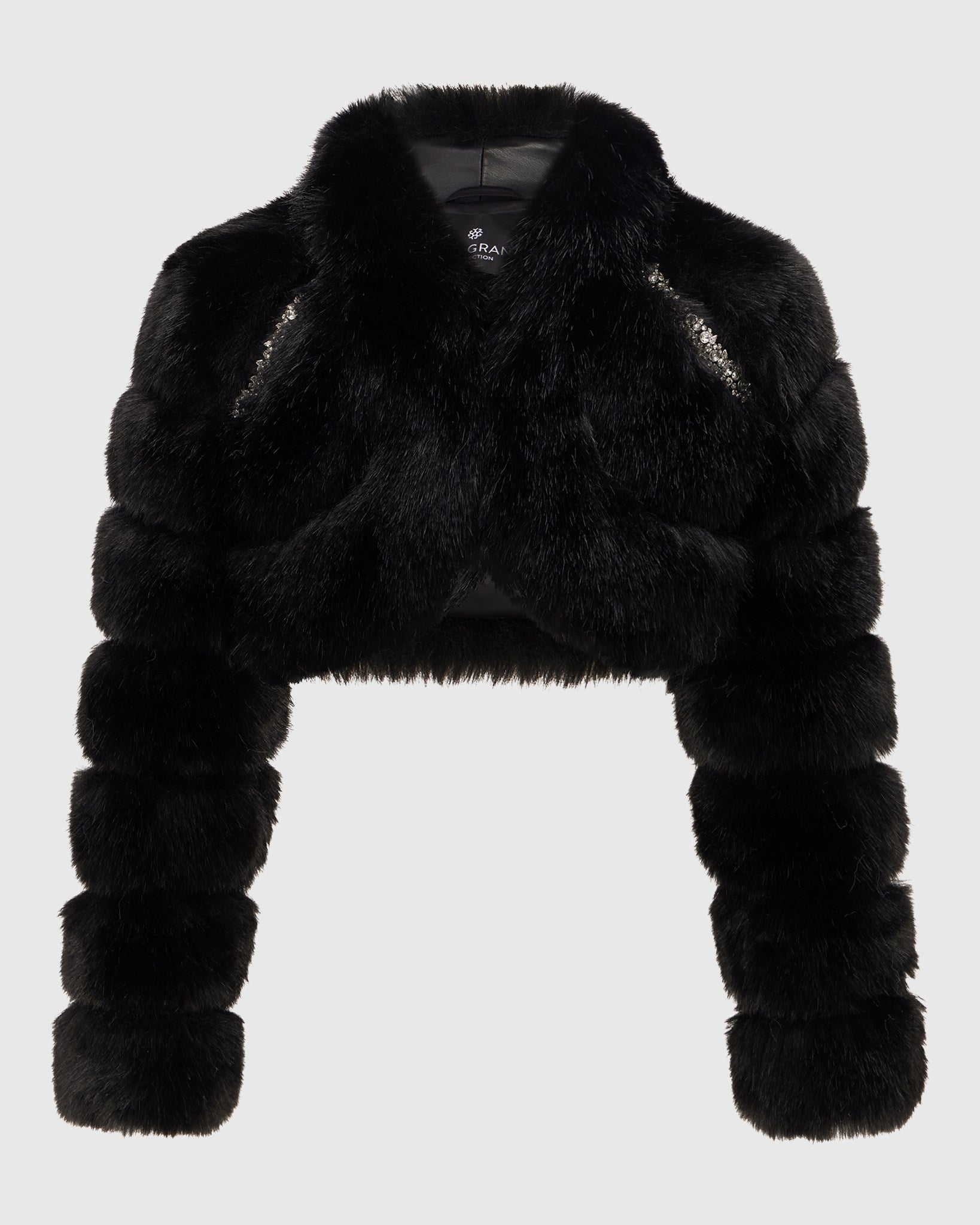 FUR-FREE FOX (FAUX FUR) SHORT JACKET
