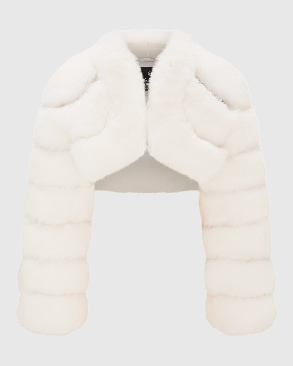 FUR-FREE FOX (FAUX FUR) SHORT JACKET