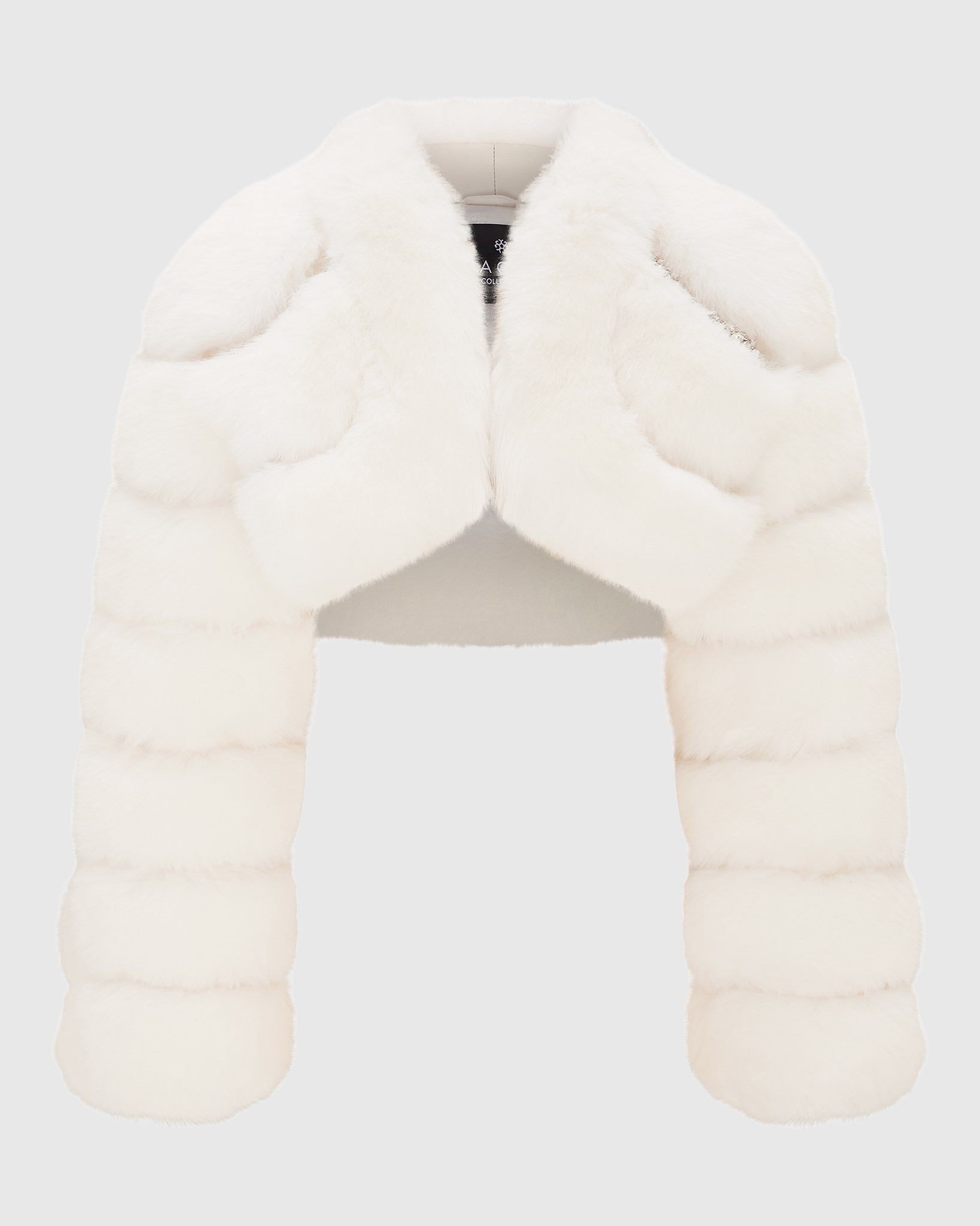FUR-FREE FOX (FAUX FUR) SHORT JACKET