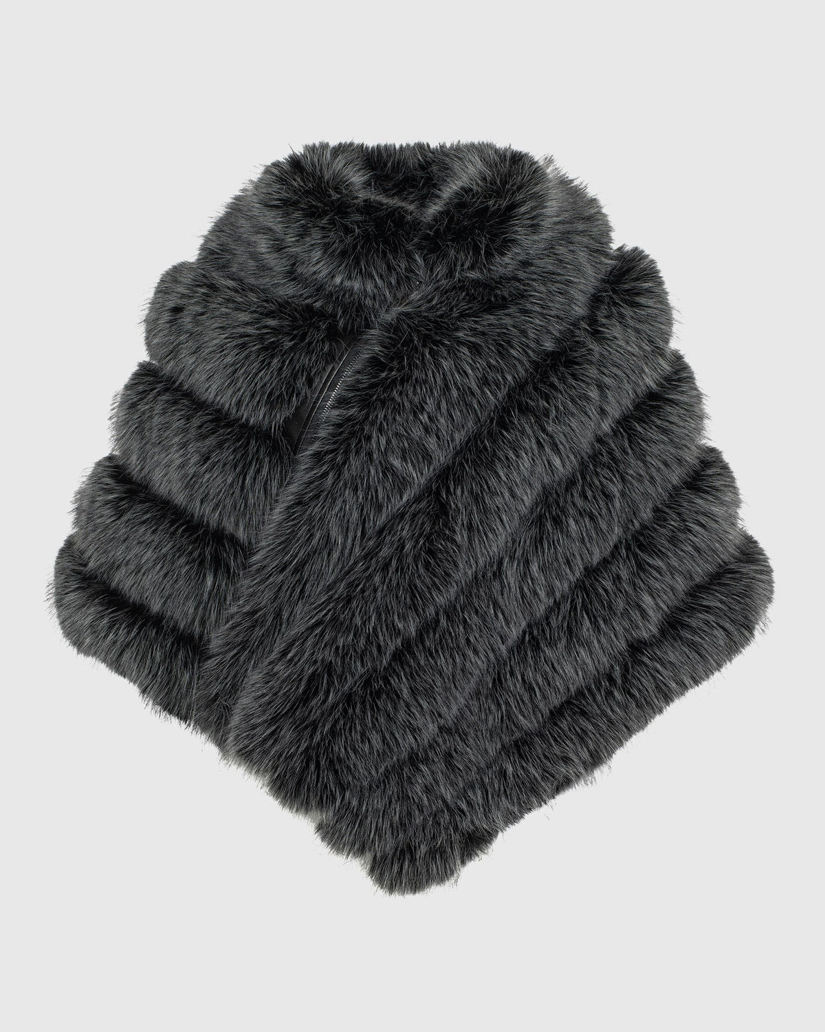 FUR-FREE FOX (PL) CAPE - SILVER