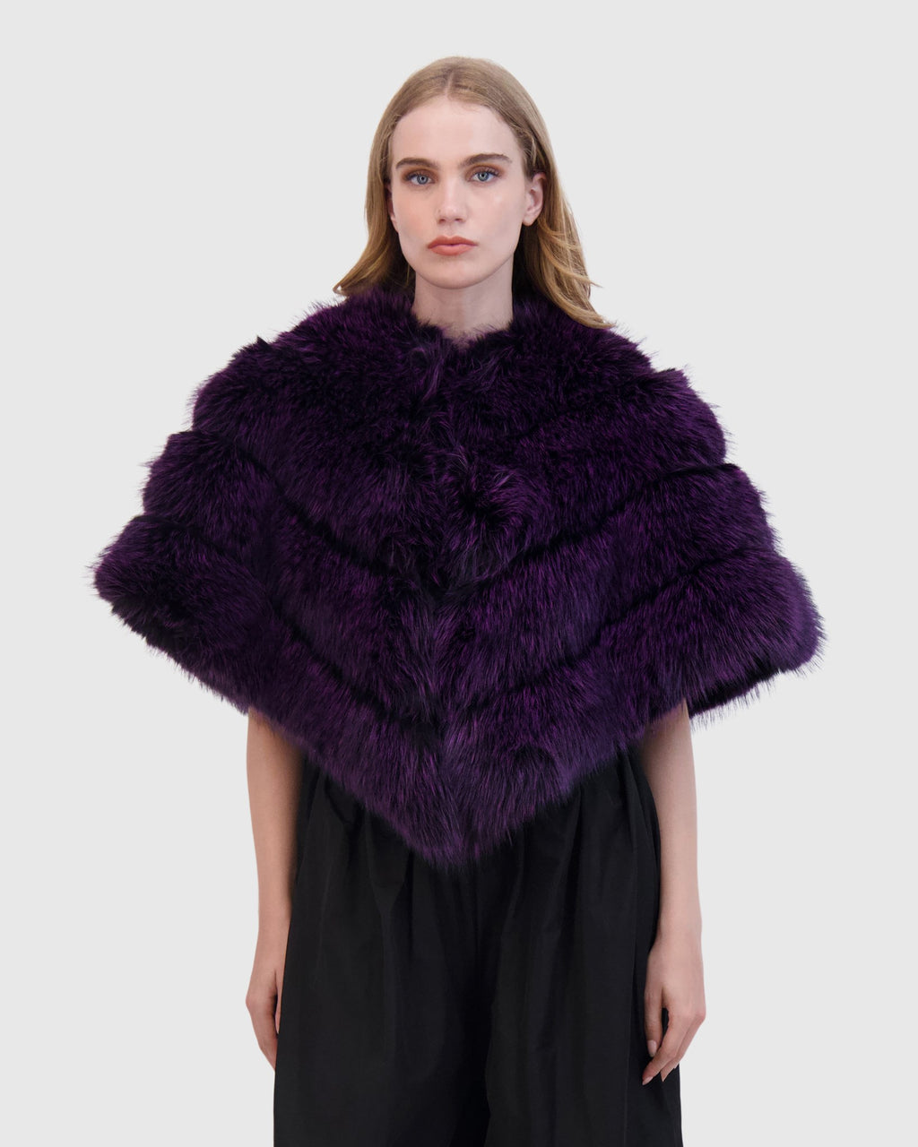 FUR-FREE FOX (FAUX FUR) CAPE