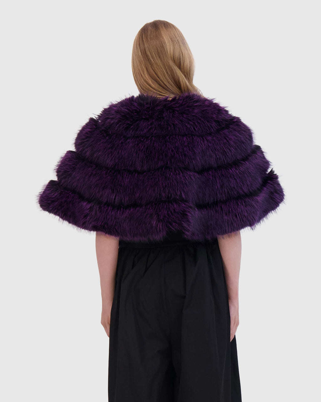 FUR-FREE FOX (FAUX FUR) CAPE