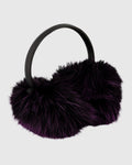 FUR-FREE FOX (FAUX FUR) EARMUFFS - PURPLE