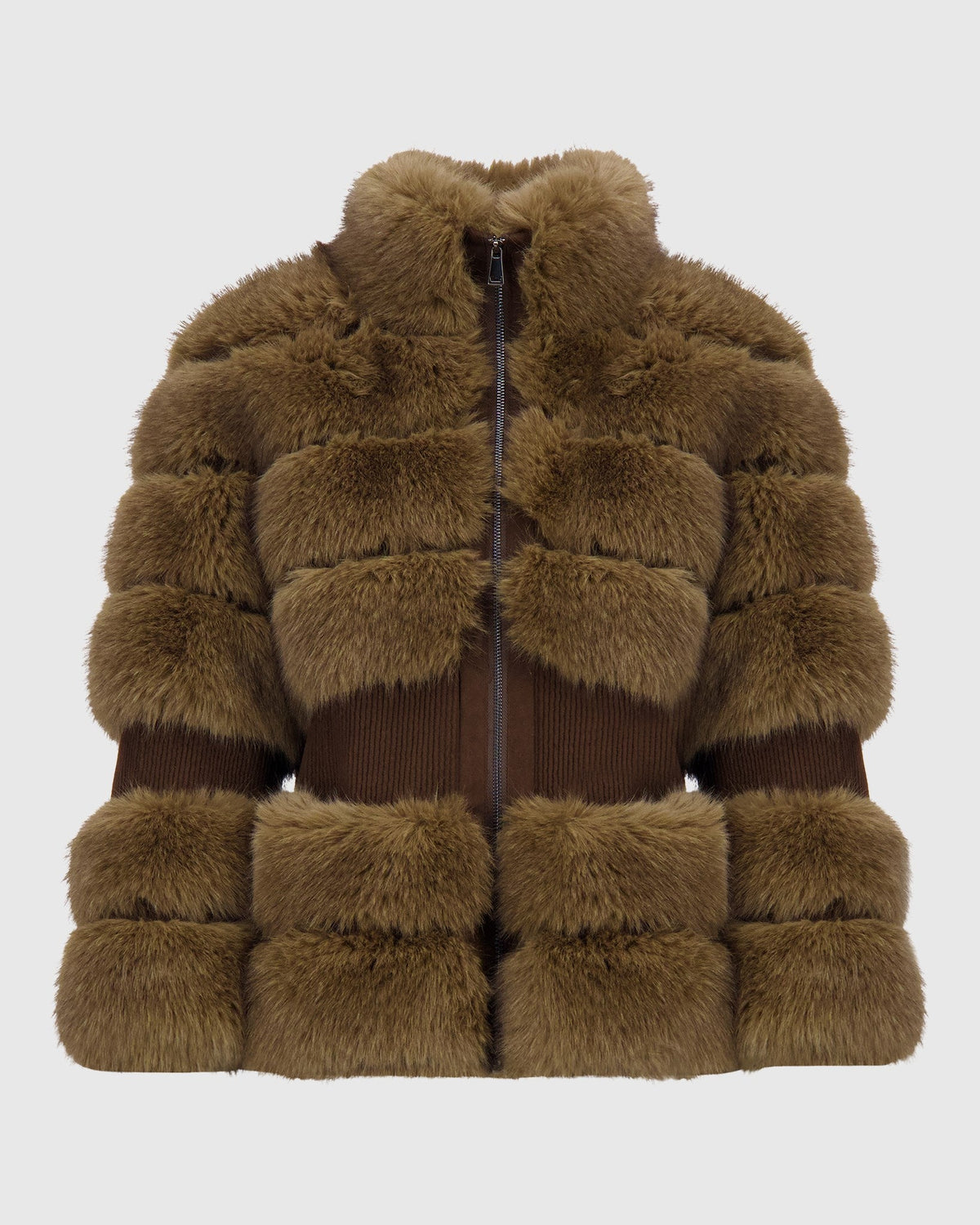 FUR-FREE FOX (PL) JACKET - BROWN