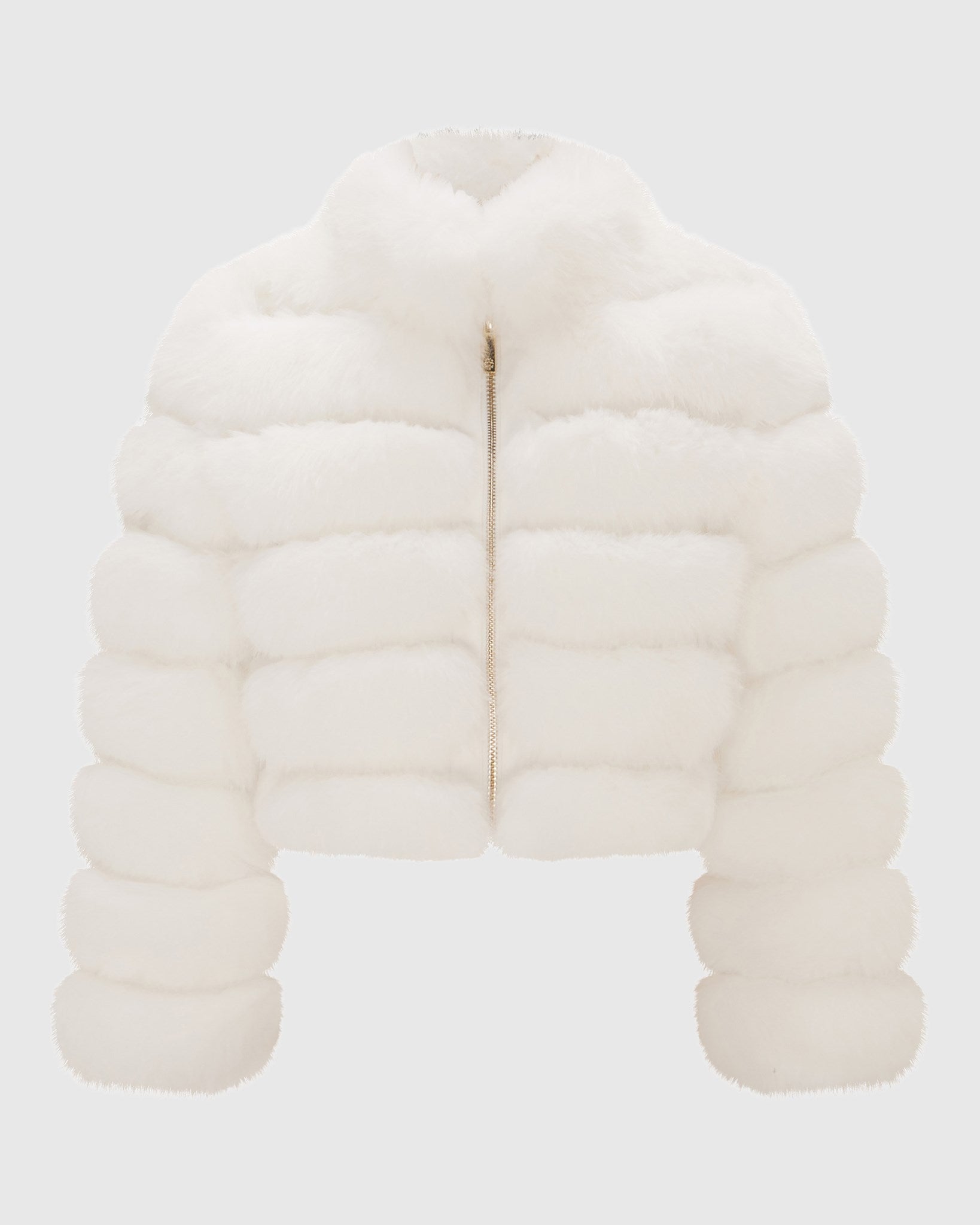 FUR-FREE FOX (FAUX FUR) JACKET, REVERSIBLE