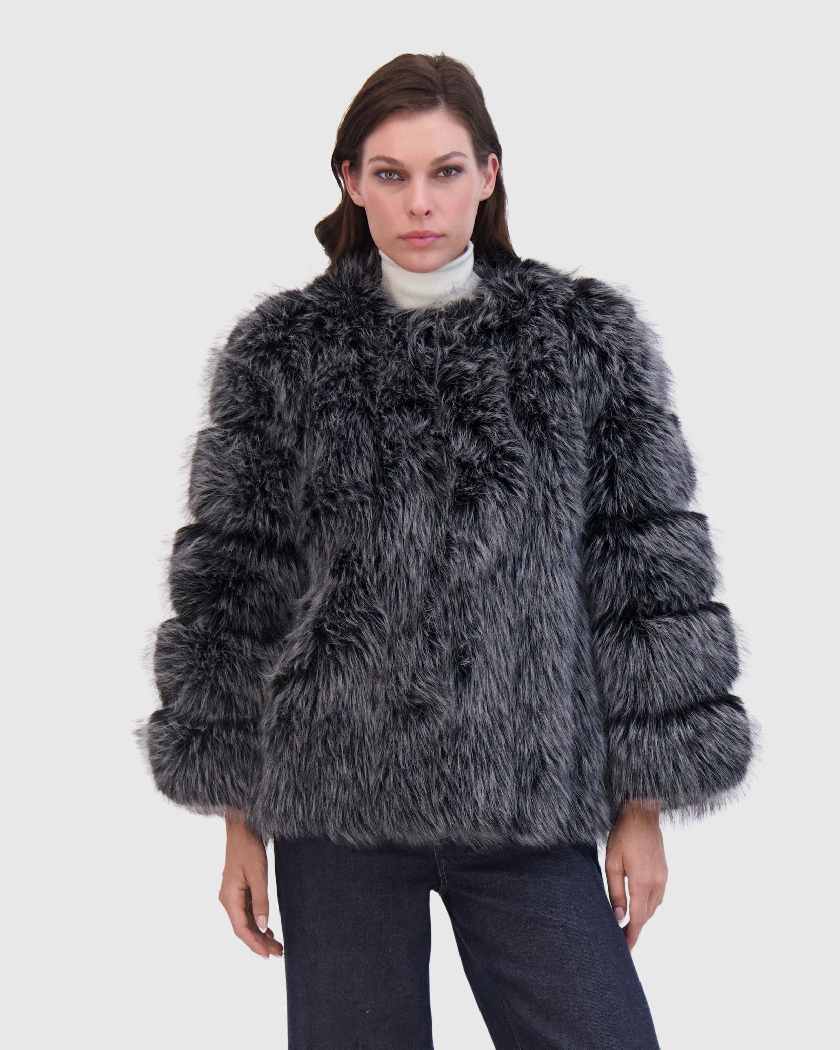 FUR-FREE FOX (FAUX FUR) JACKET