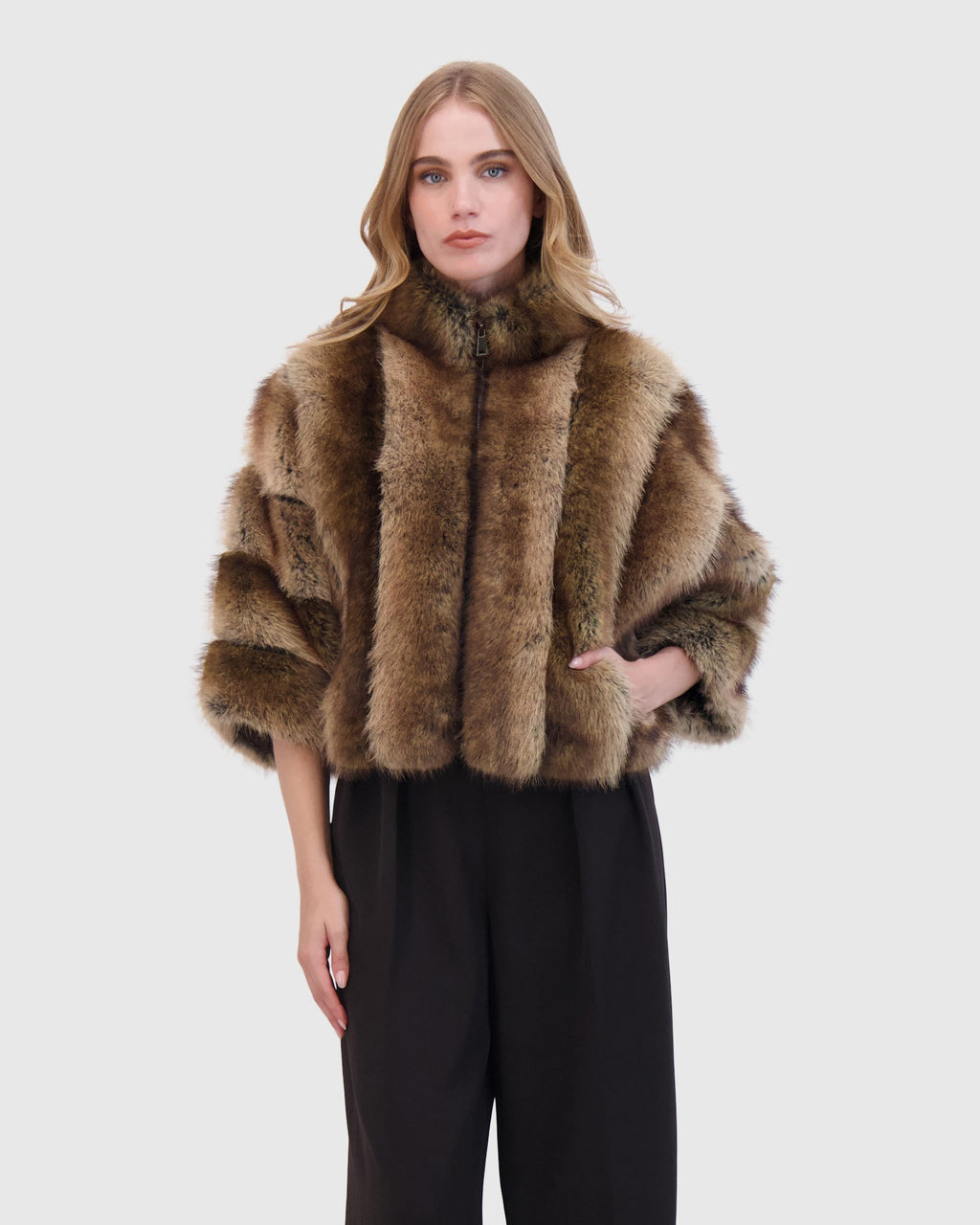 FUR-FREE FOX (FAUX FUR) JACKET
