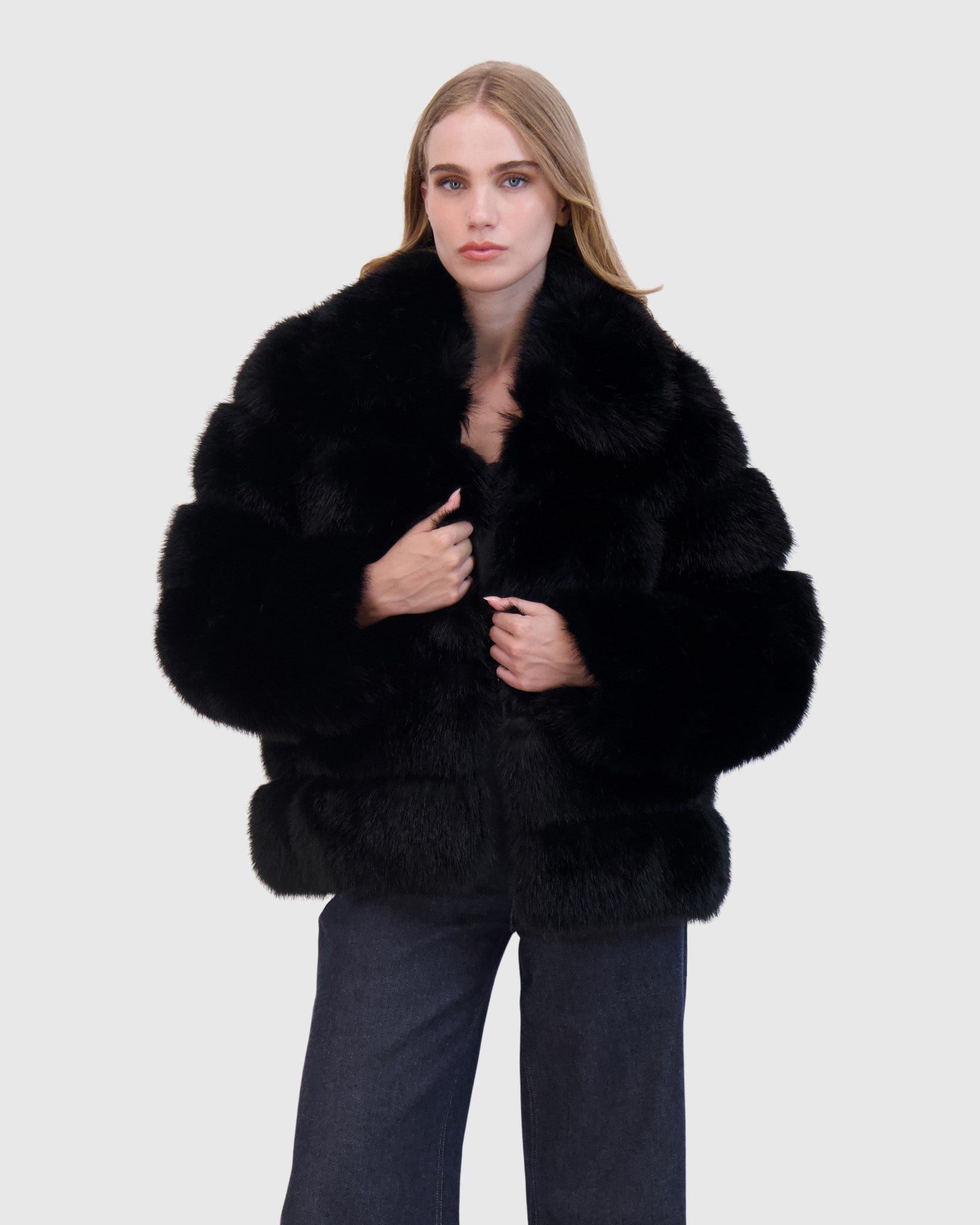 FUR-FREE FOX (FAUX FUR) JACKET