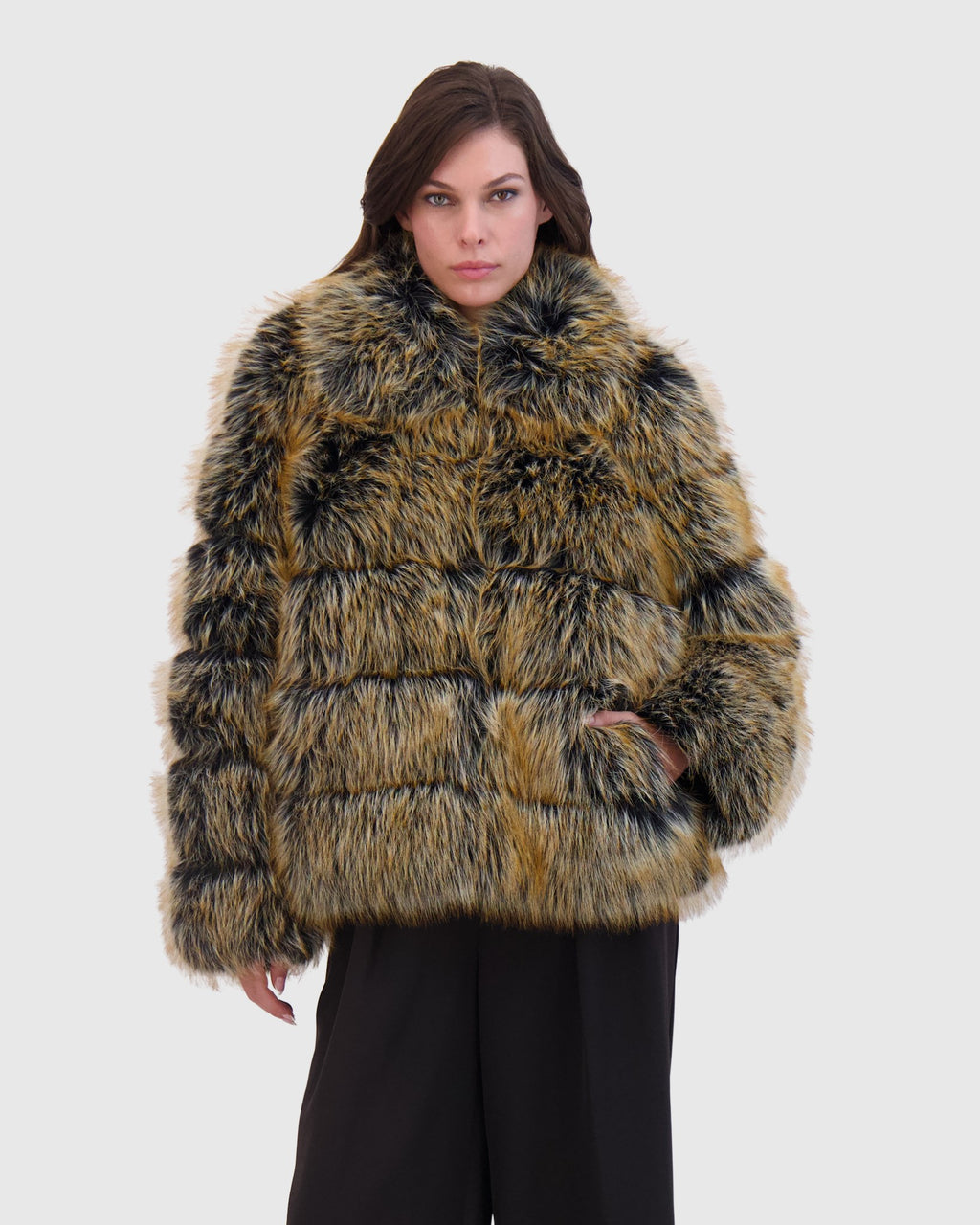 FUR-FREE FOX (FAUX FUR) JACKET
