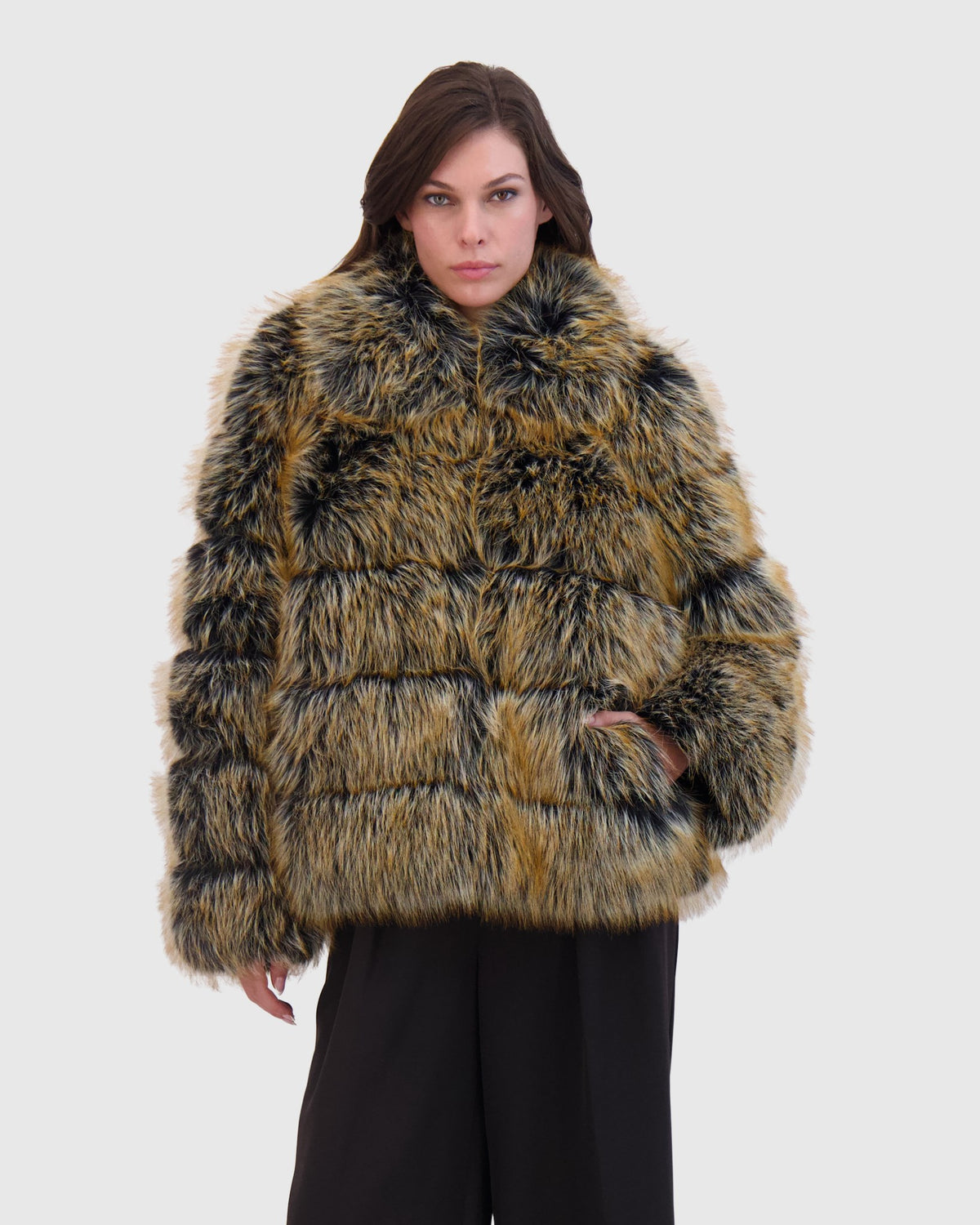 FUR-FREE FOX (FAUX FUR) JACKET