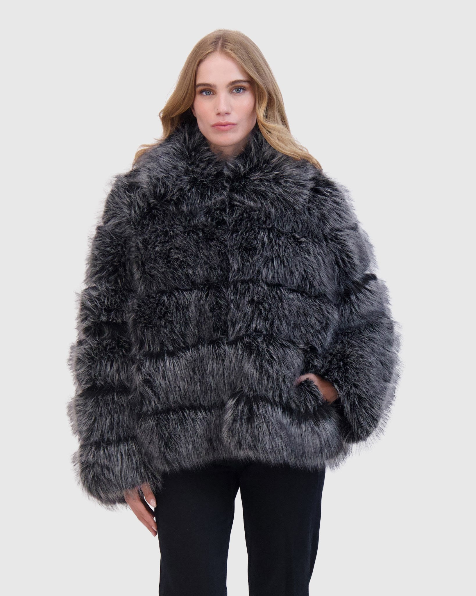 FUR-FREE FOX (FAUX FUR) JACKET