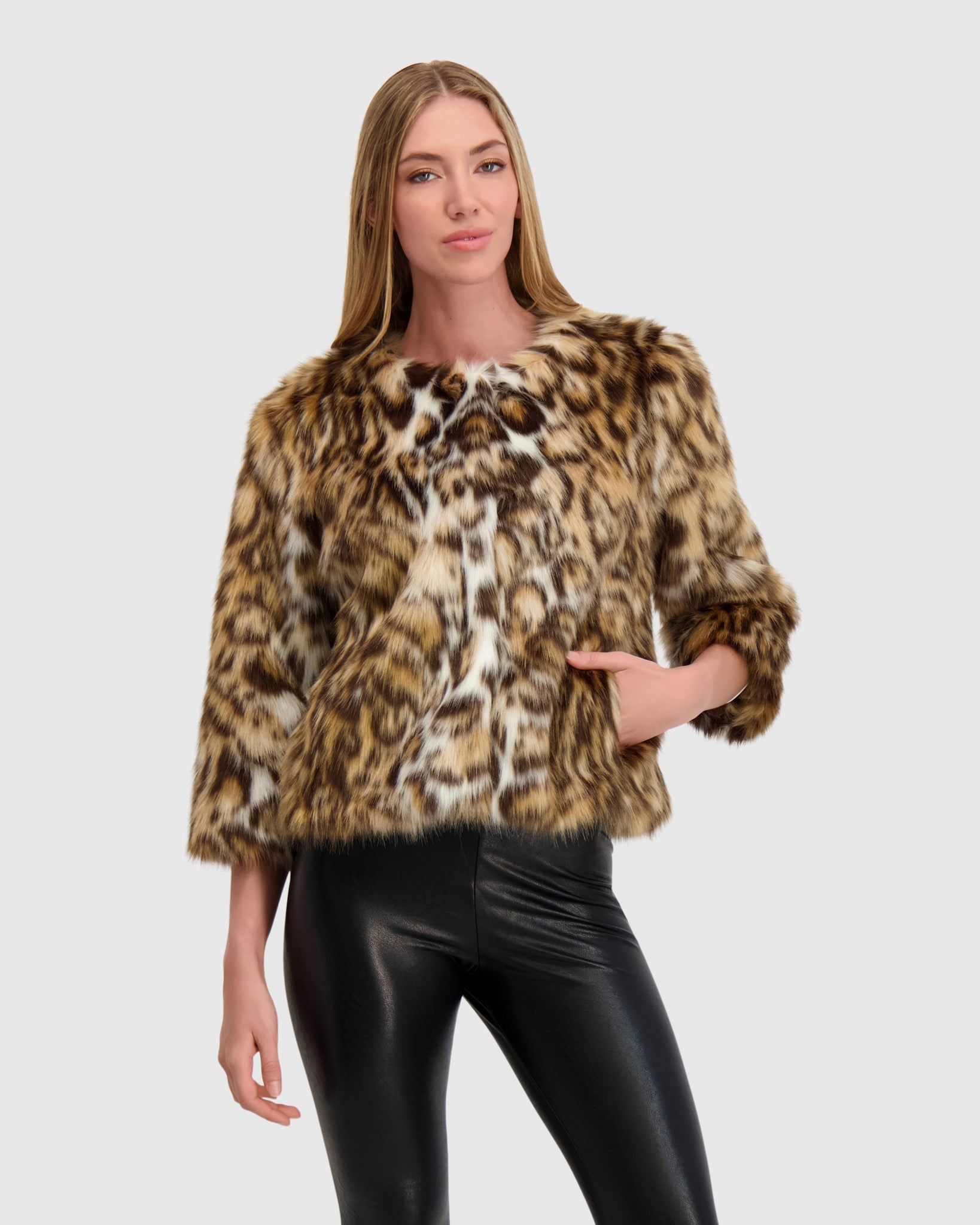 FUR-FREE FOX (FAUX FUR) JACKET