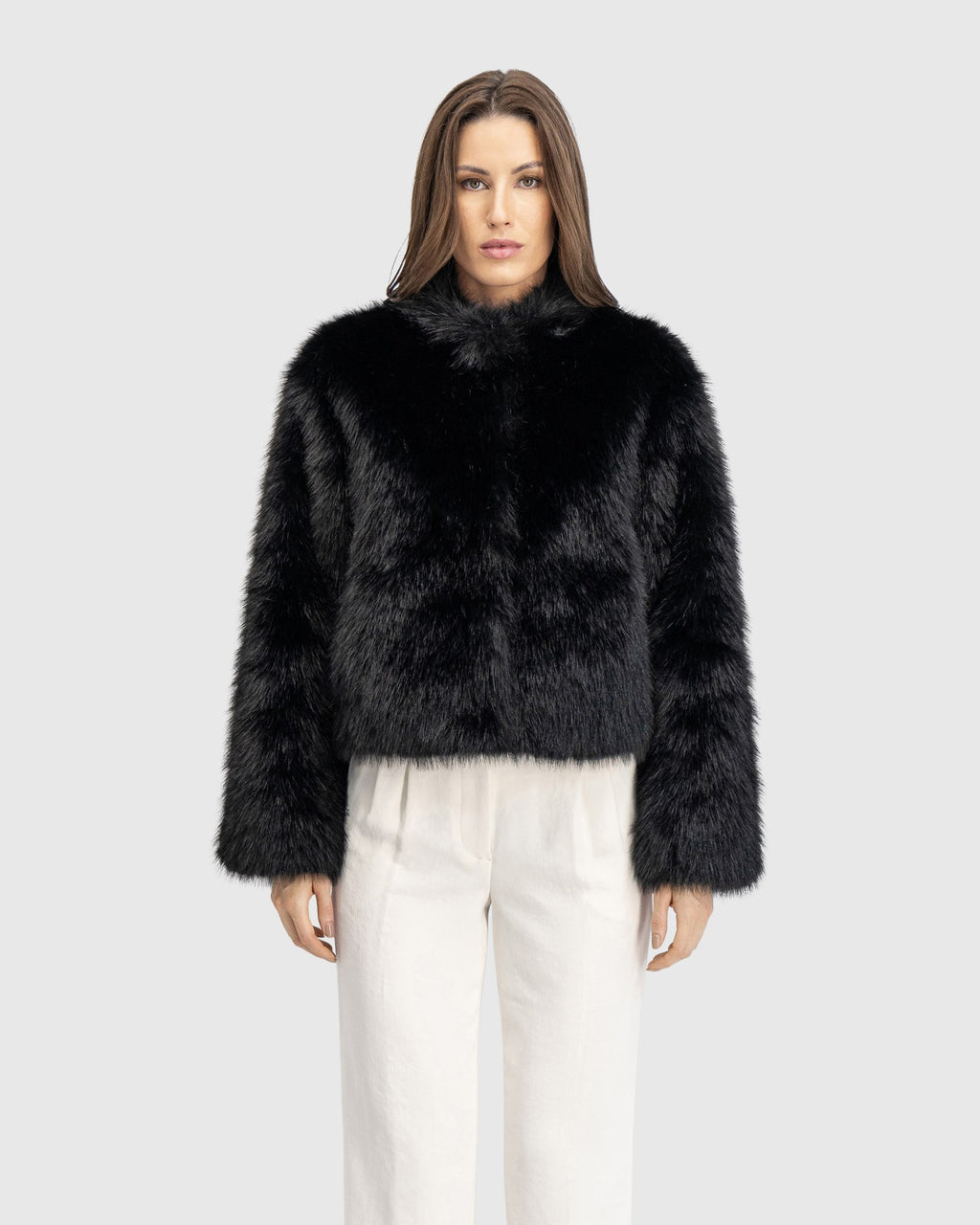 FUR-FREE FOX (FAUX FUR) JACKET