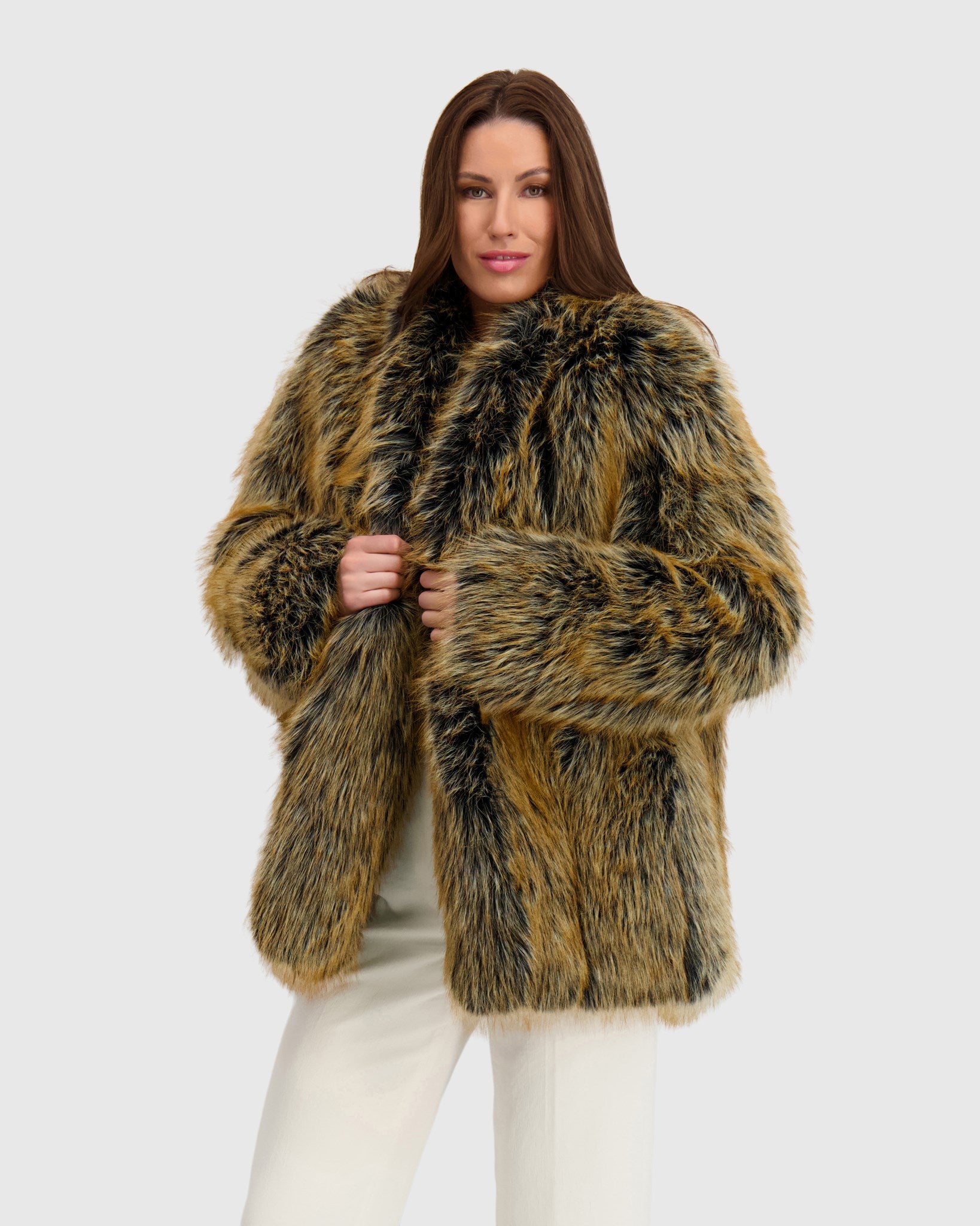 FUR-FREE FOX (FAUX FUR) JACKET