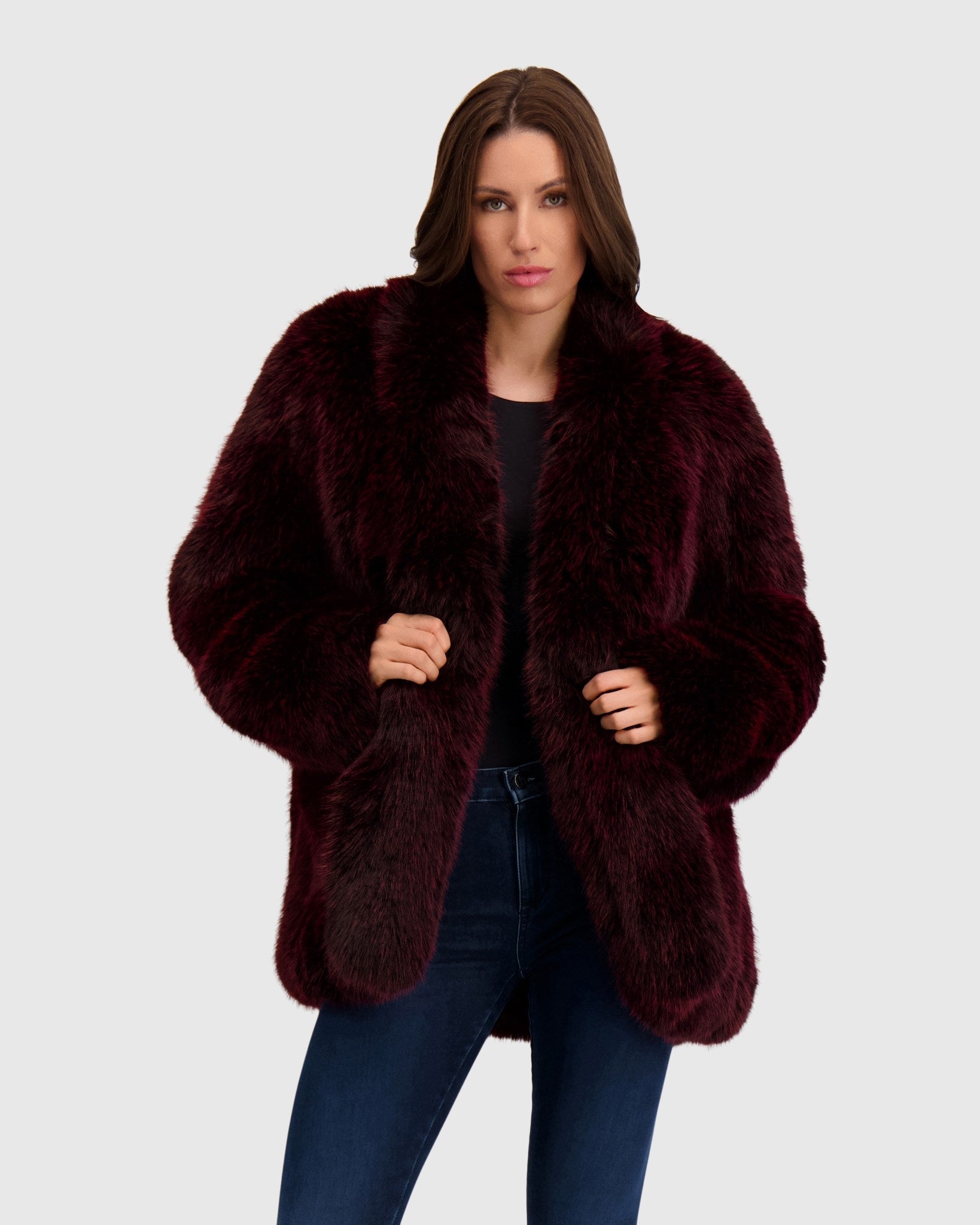 FUR-FREE FOX (FAUX FUR) JACKET