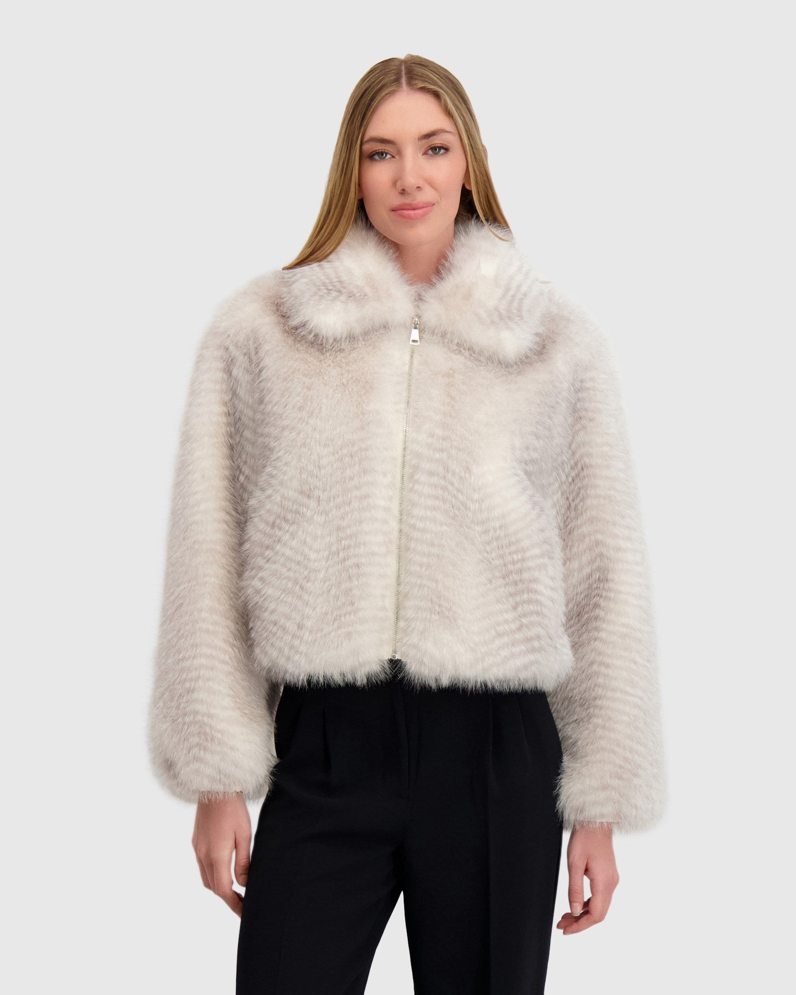 FUR-FREE FOX (FAUX FUR) JACKET