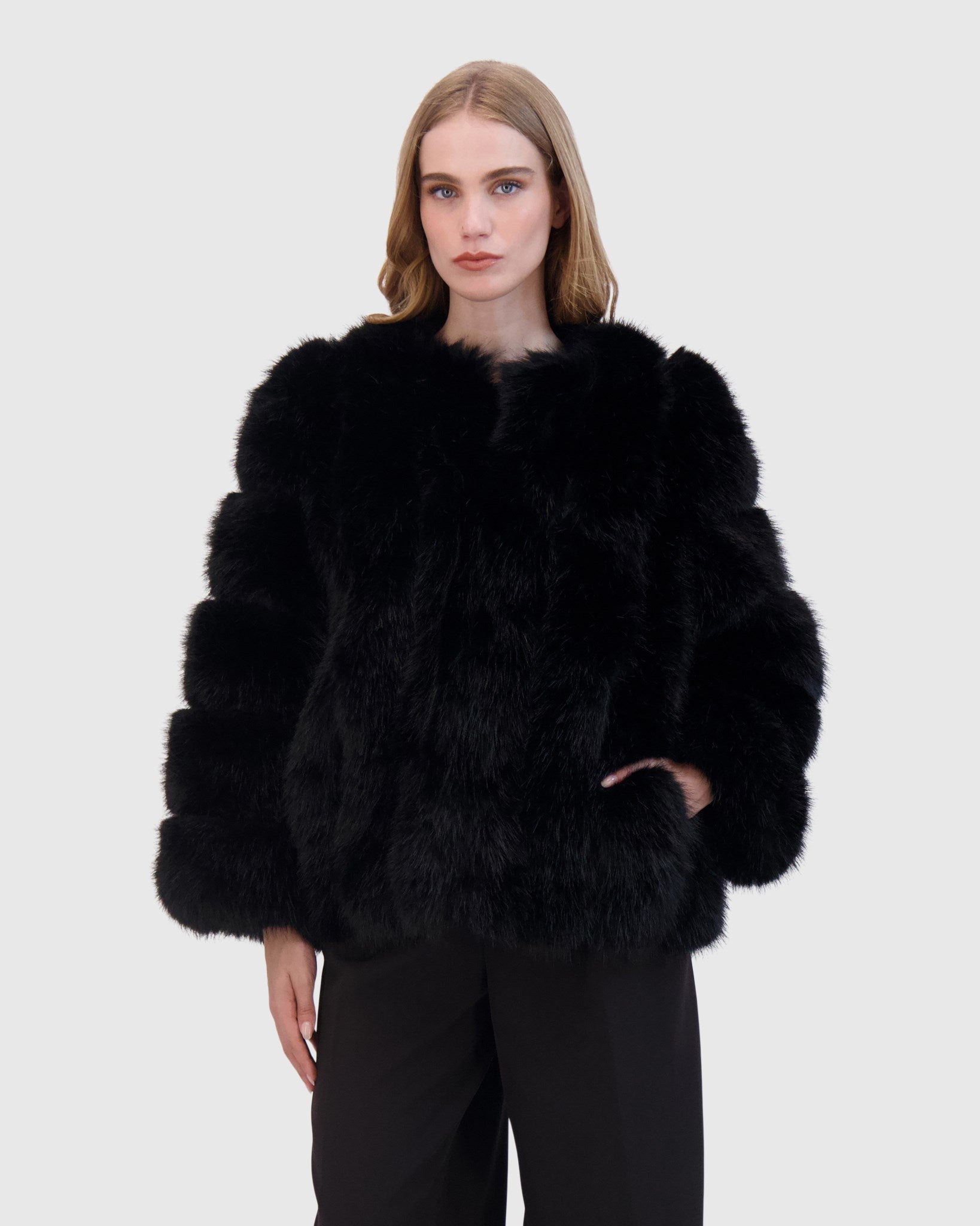 FUR-FREE FOX (FAUX FUR) JACKET