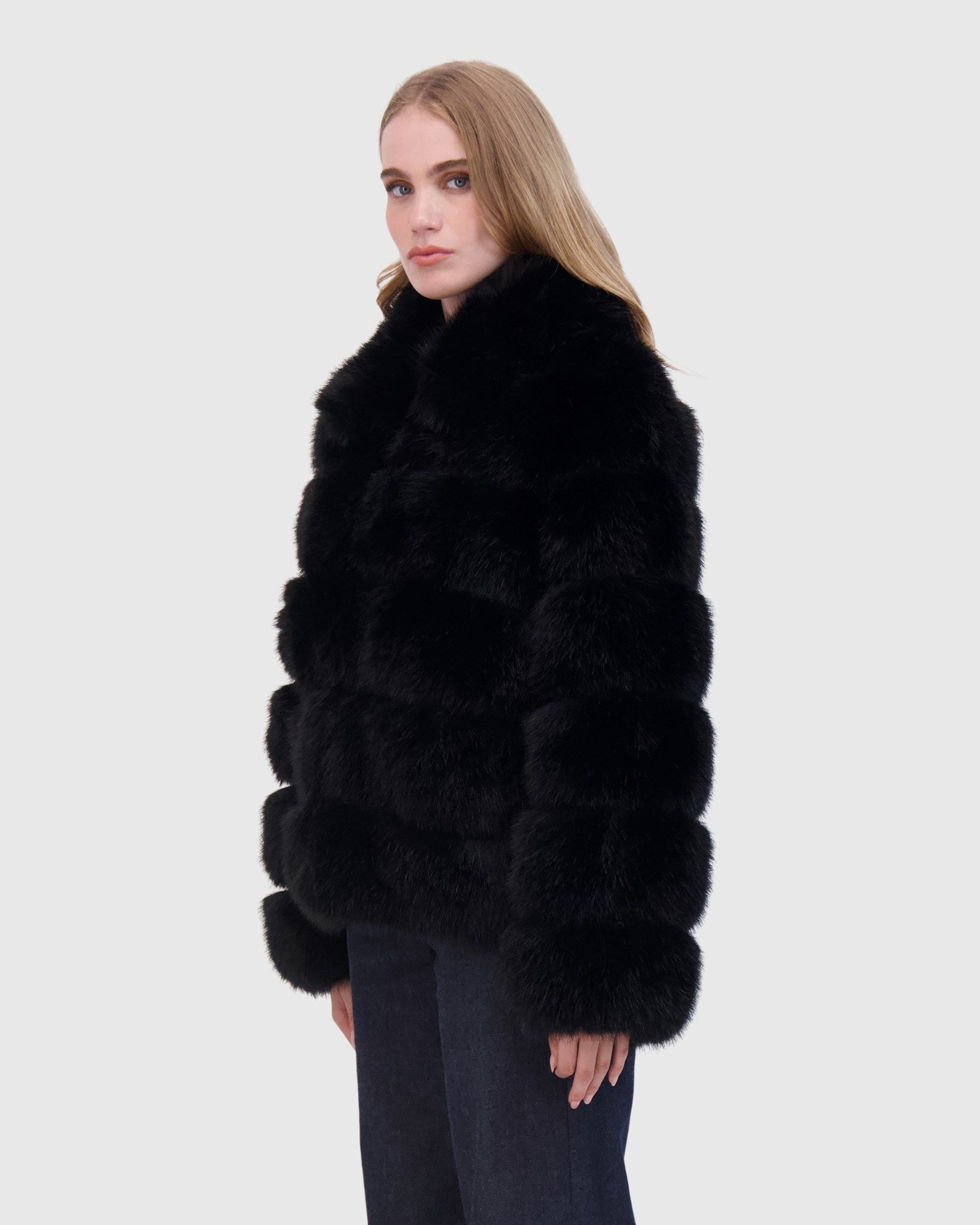 FUR-FREE FOX (FAUX FUR) JACKET