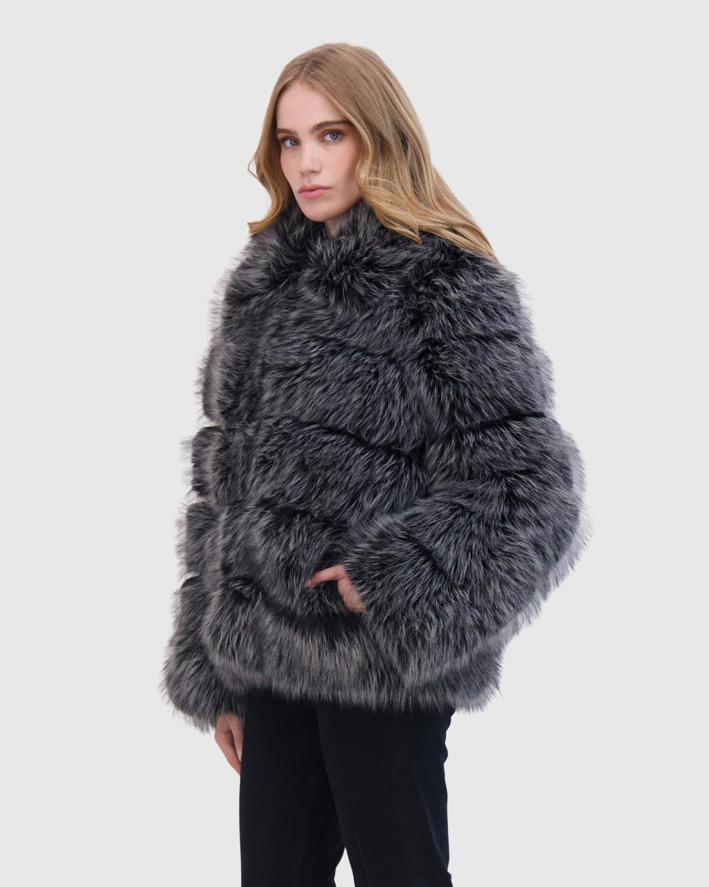 FUR-FREE FOX (FAUX FUR) JACKET