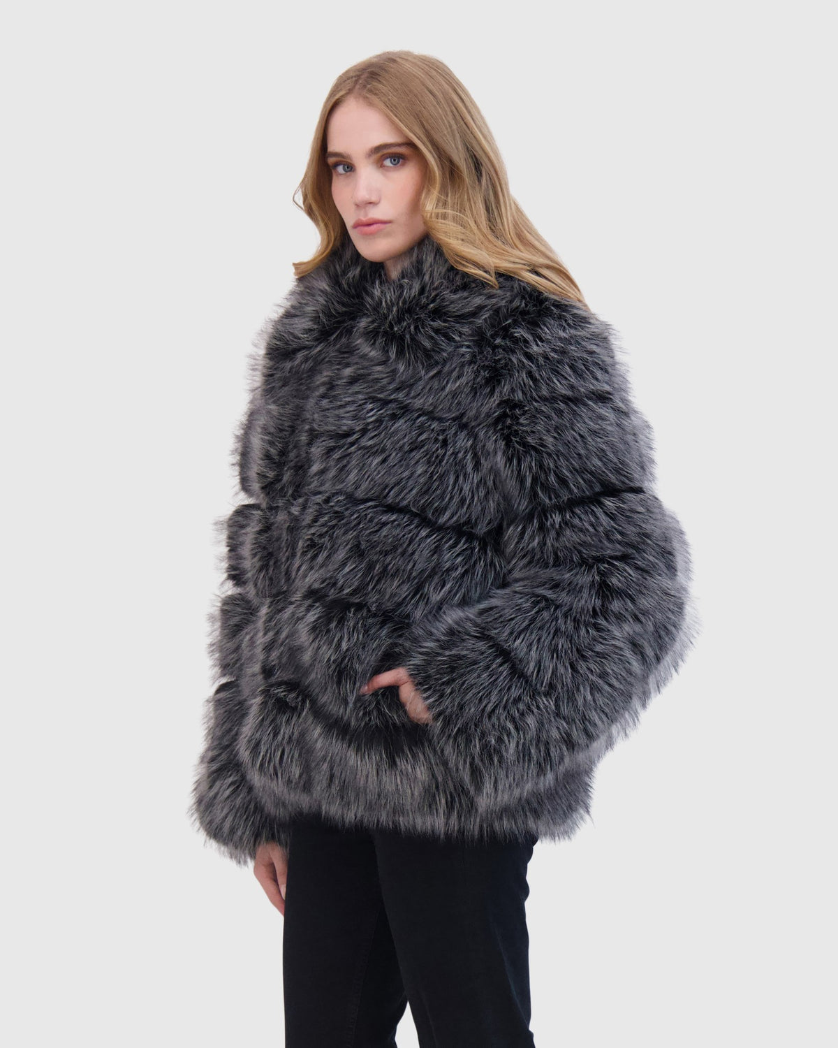 FUR-FREE FOX (FAUX FUR) JACKET