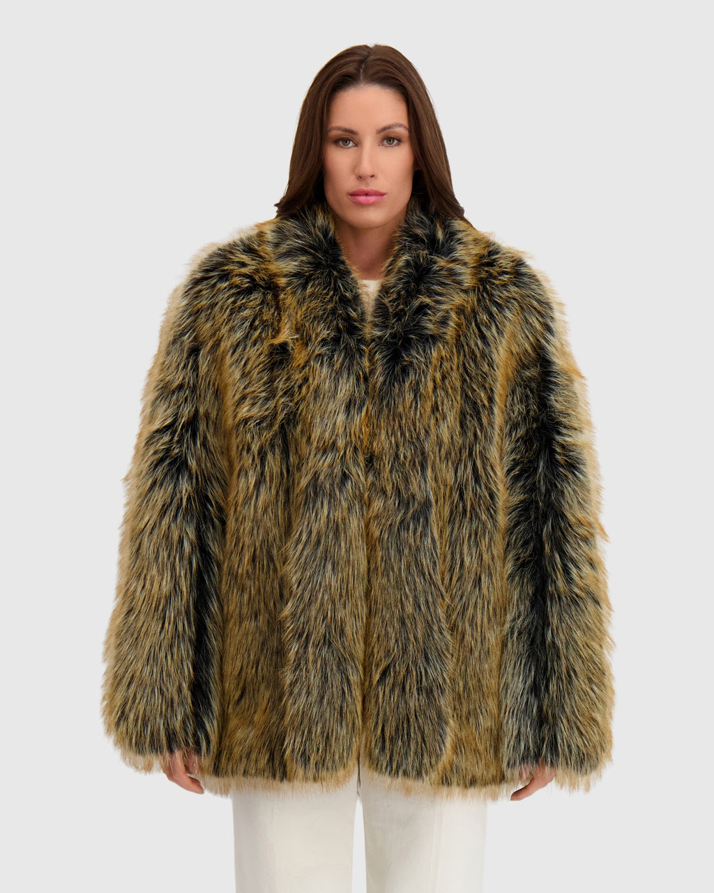 FUR-FREE FOX (FAUX FUR) JACKET
