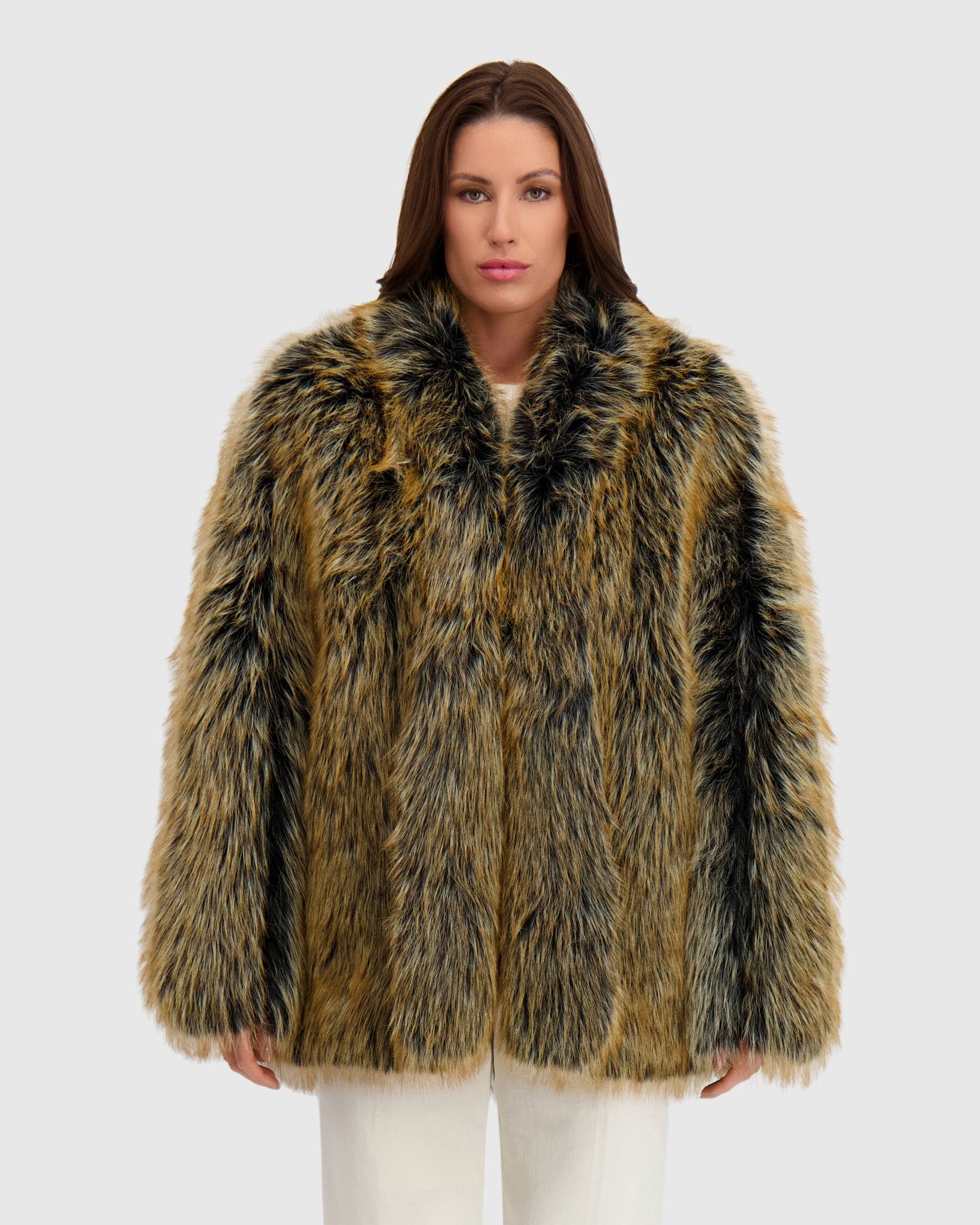 FUR-FREE FOX (FAUX FUR) JACKET