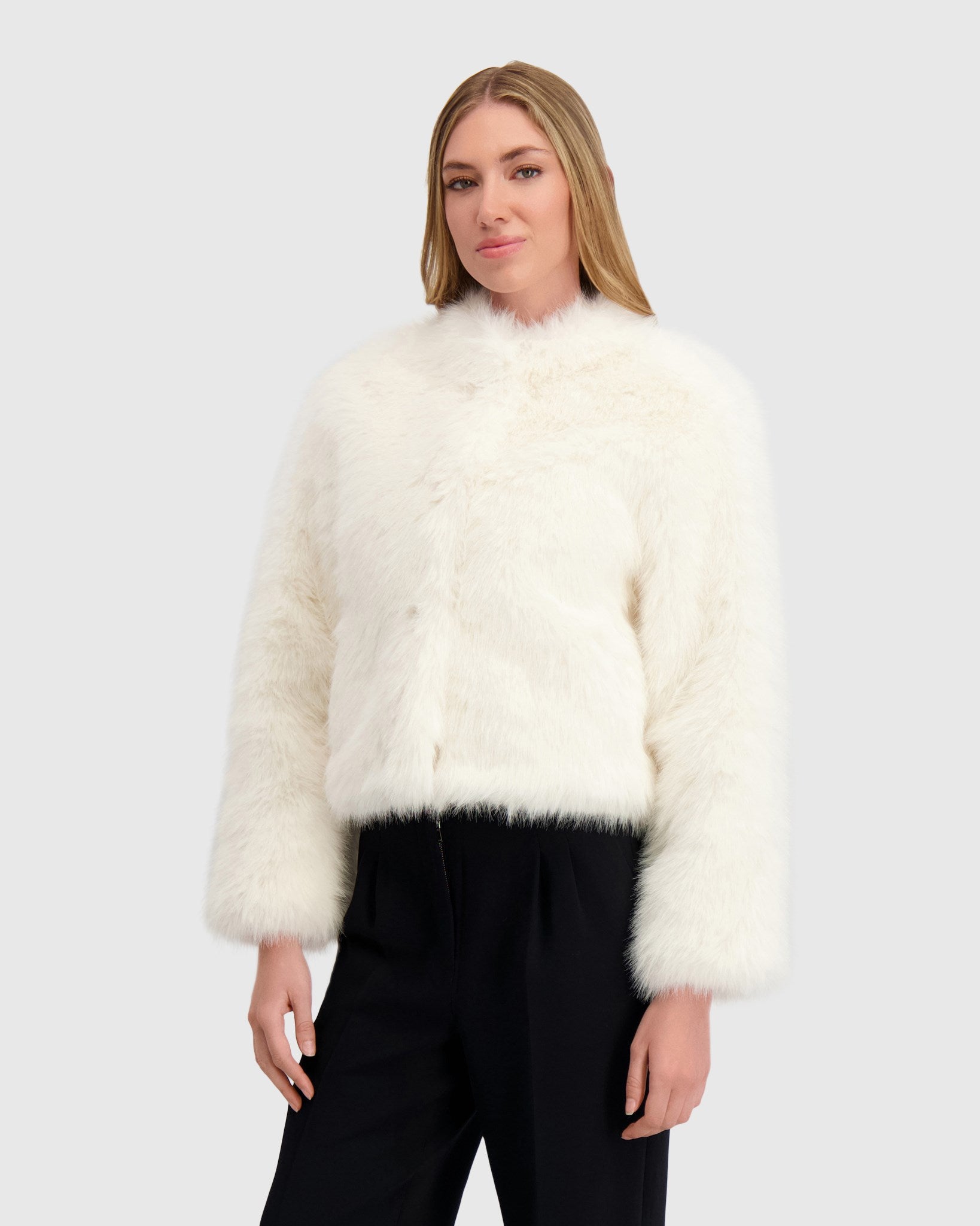 FUR-FREE FOX (FAUX FUR) JACKET
