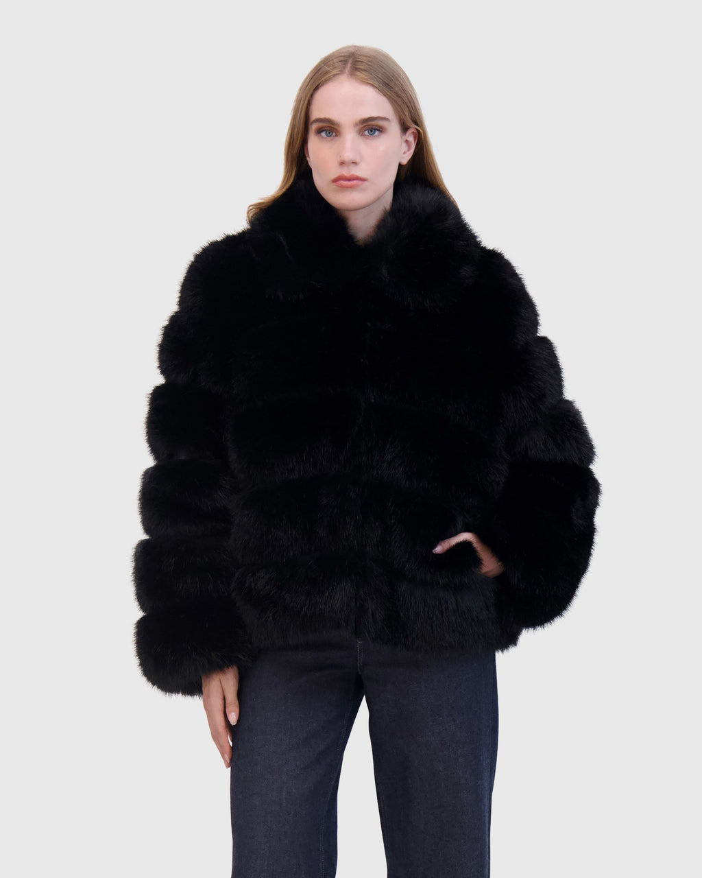 FUR-FREE FOX (FAUX FUR) JACKET
