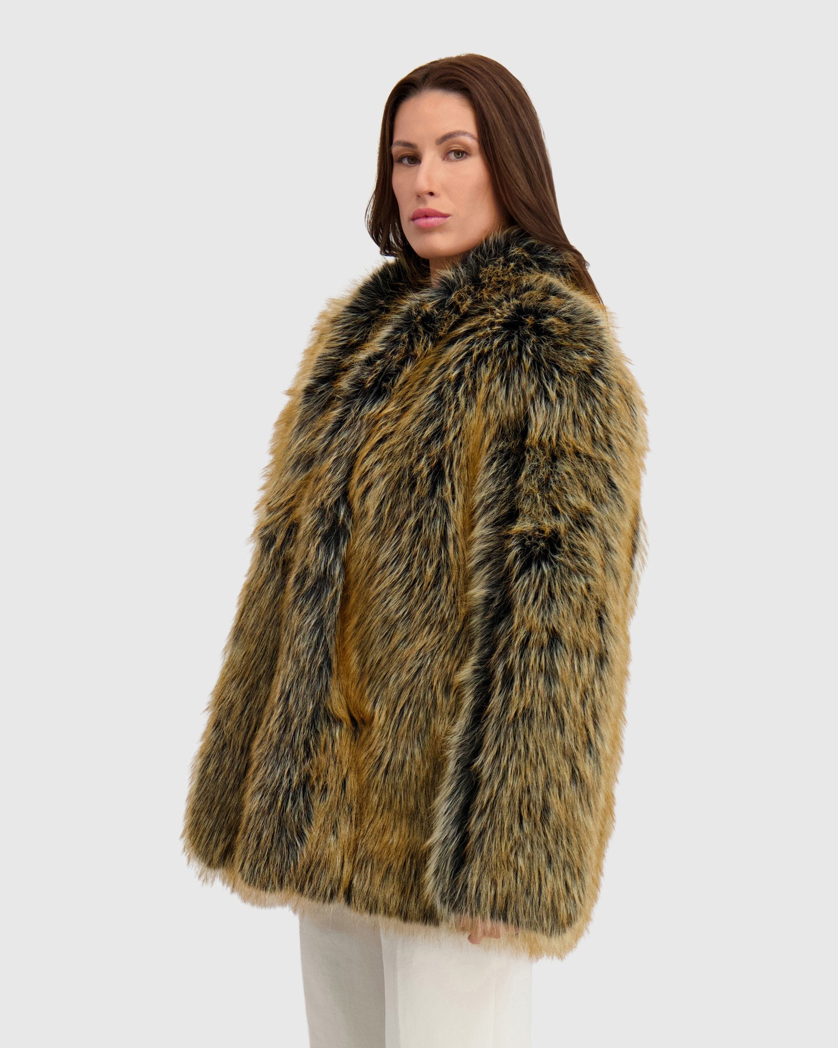 FUR-FREE FOX (FAUX FUR) JACKET